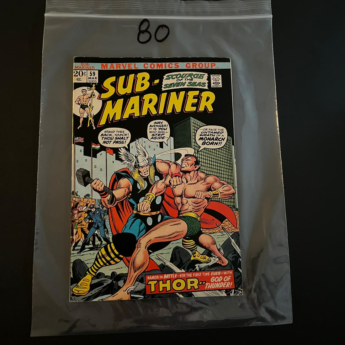 Sub-Mariner 59 Thor vs. Sub-mariner (1 of 2)