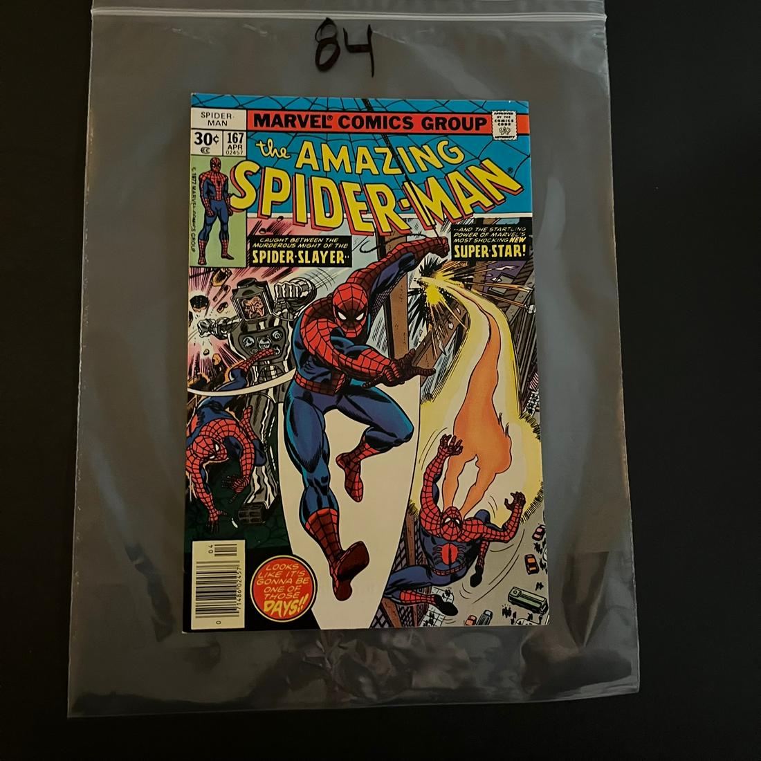 Amazing Spider-man 167 1st app Will-O'-the-Wisp (1 of 1)