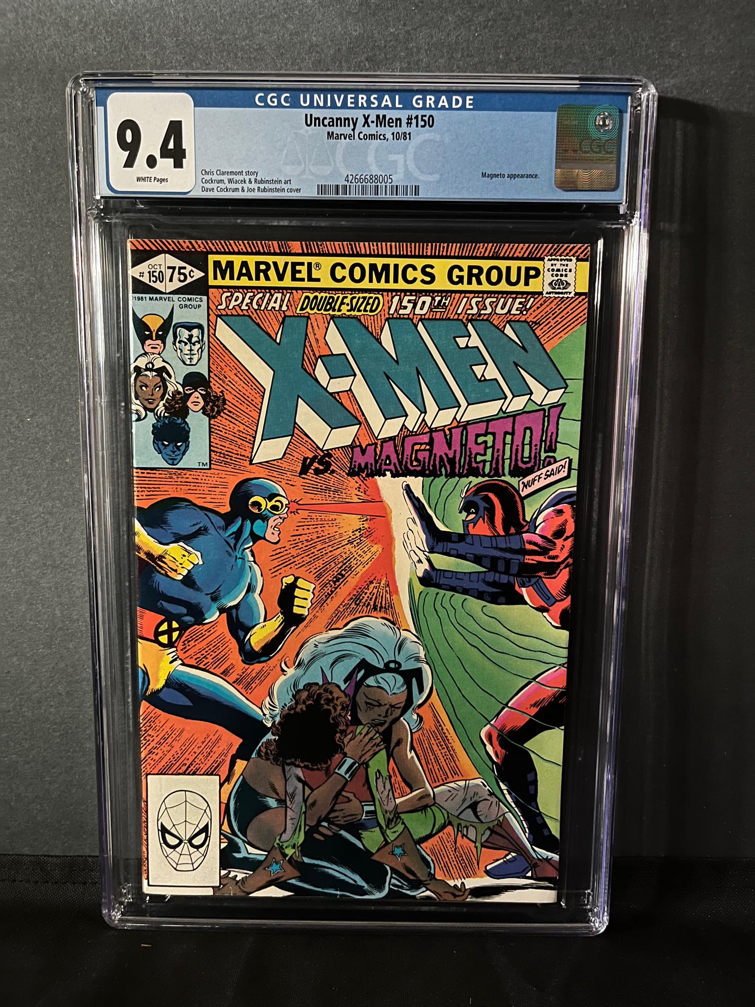 Uncanny Xmen 150 Cgc 9.4 Auction