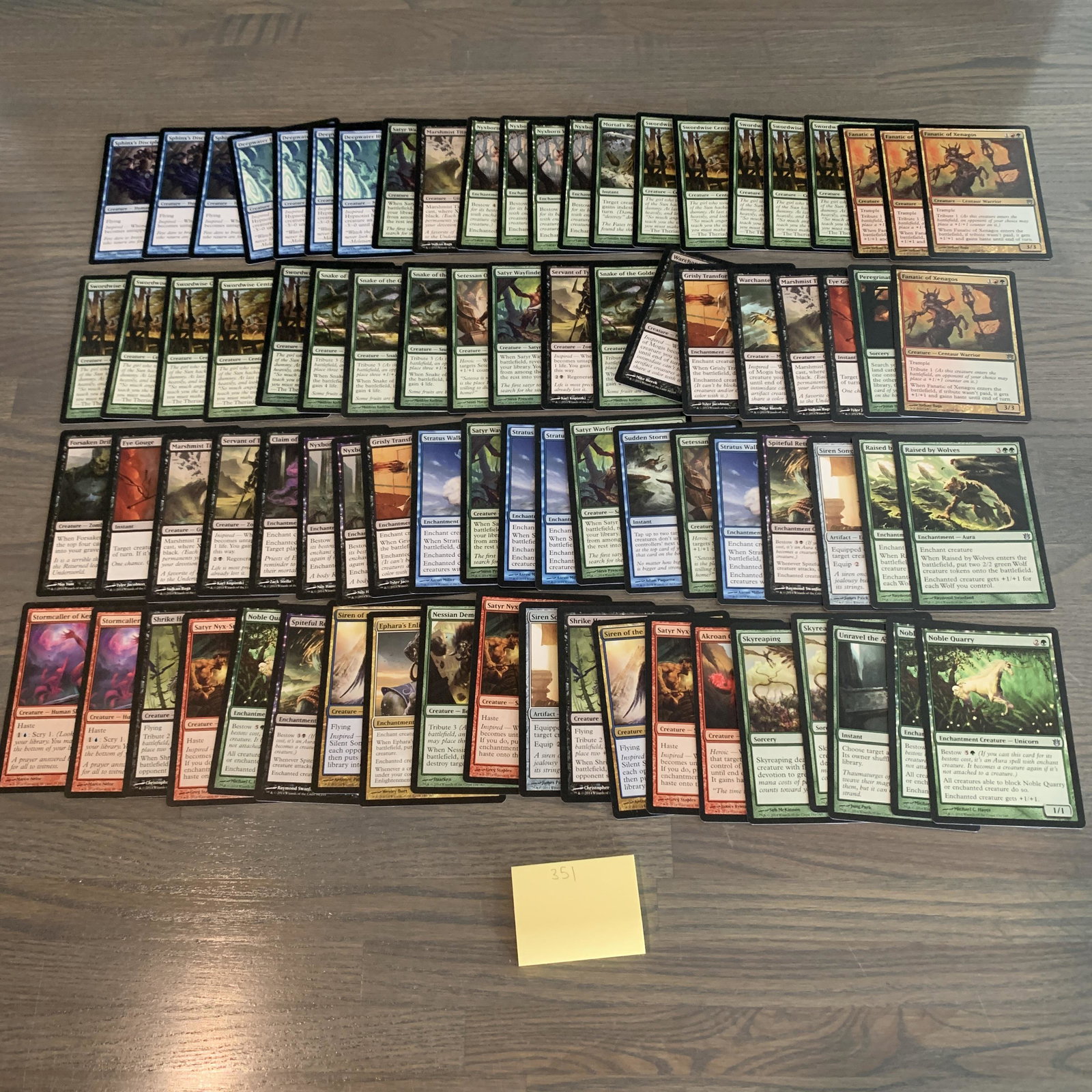 Bon of the Gods Magic Cards: Approximately 80+ Born of the Gods Set Magic the Gathering cards. See photos for conditions. We are currently accepting consignments. Email us a aeronhouse1994@gmail.com or visit our website, www.ahau