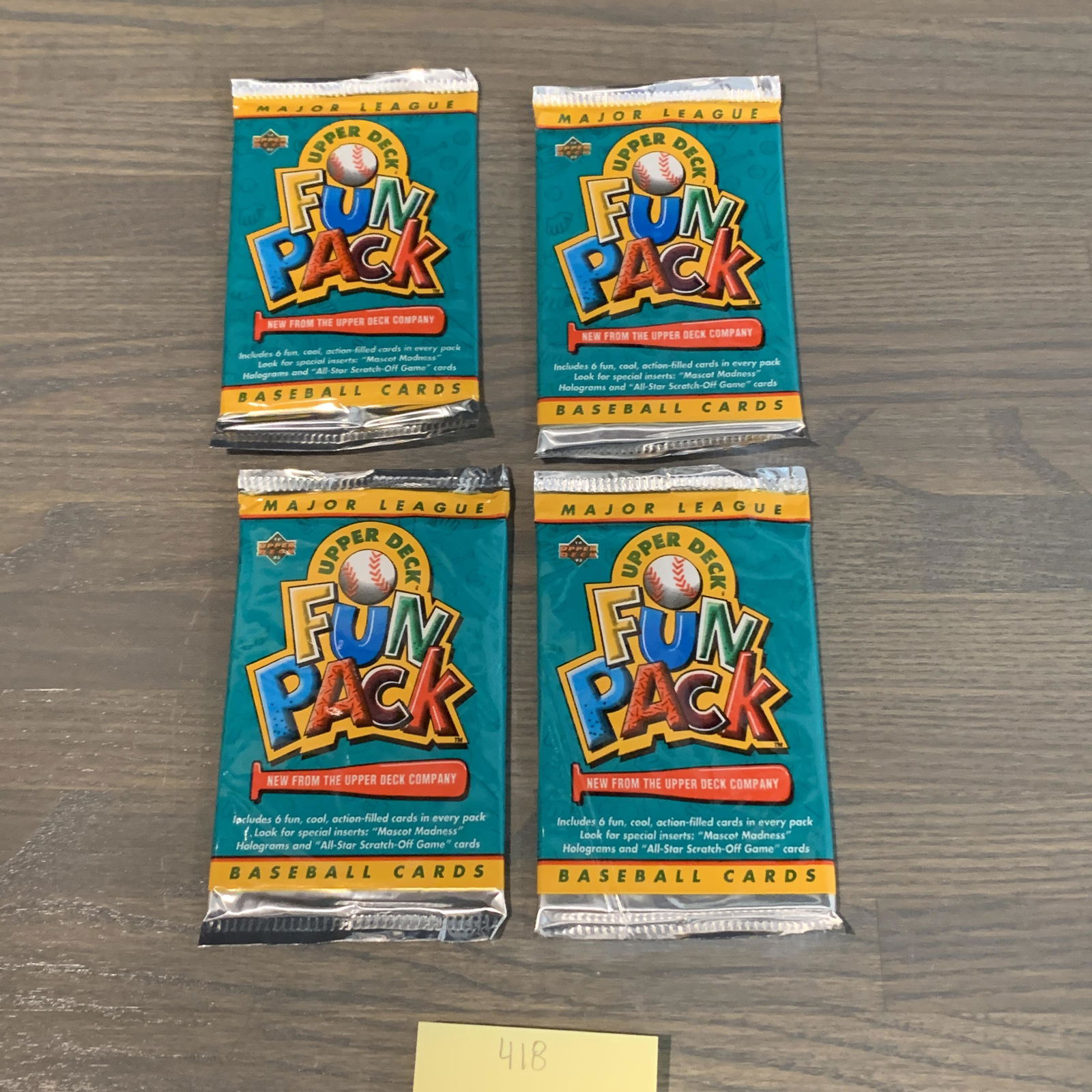 Unopened Upper Deck Fun Packs (1 of 2)