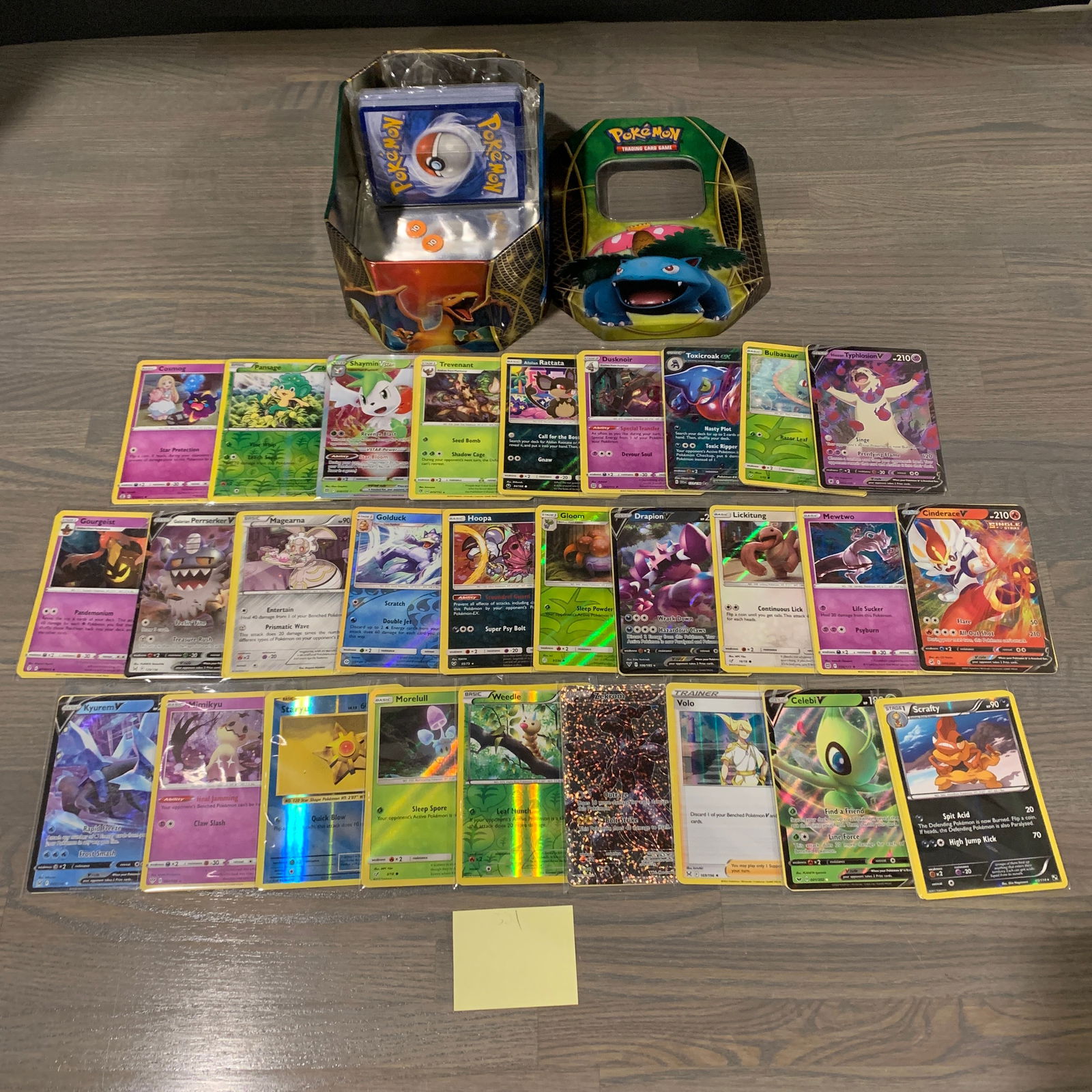 Collectible Tin Filled with Pokemon Cards (1 of 7)