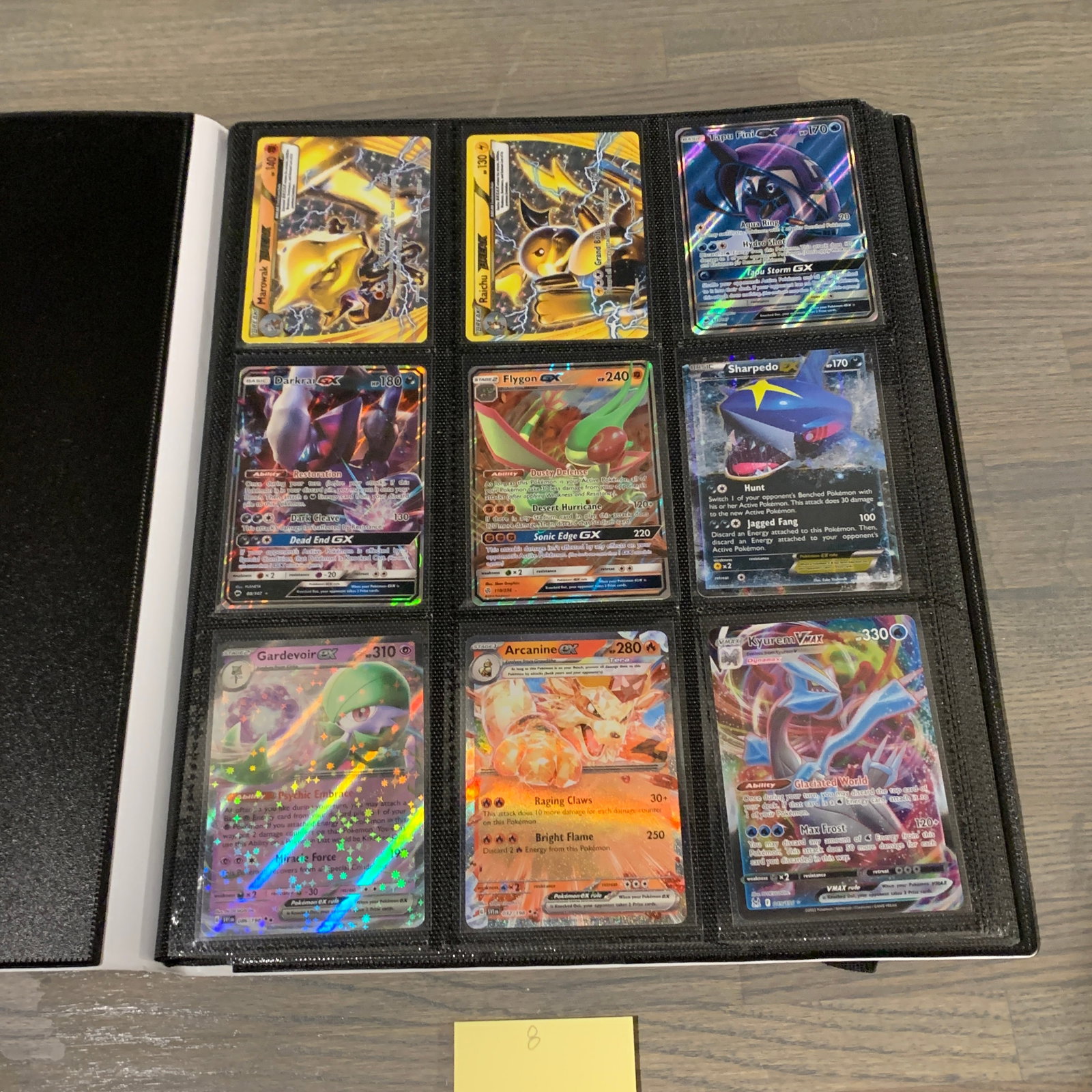 Binder of Modern Pokemon cards: Binder with Modern Pokemon cards. Includes EX, GX, Vmax, Vstar, and Vs. See photos for conditions. If you are interested in consigning with us, email aeronhouse1994@gmail.com or fill out the consignme