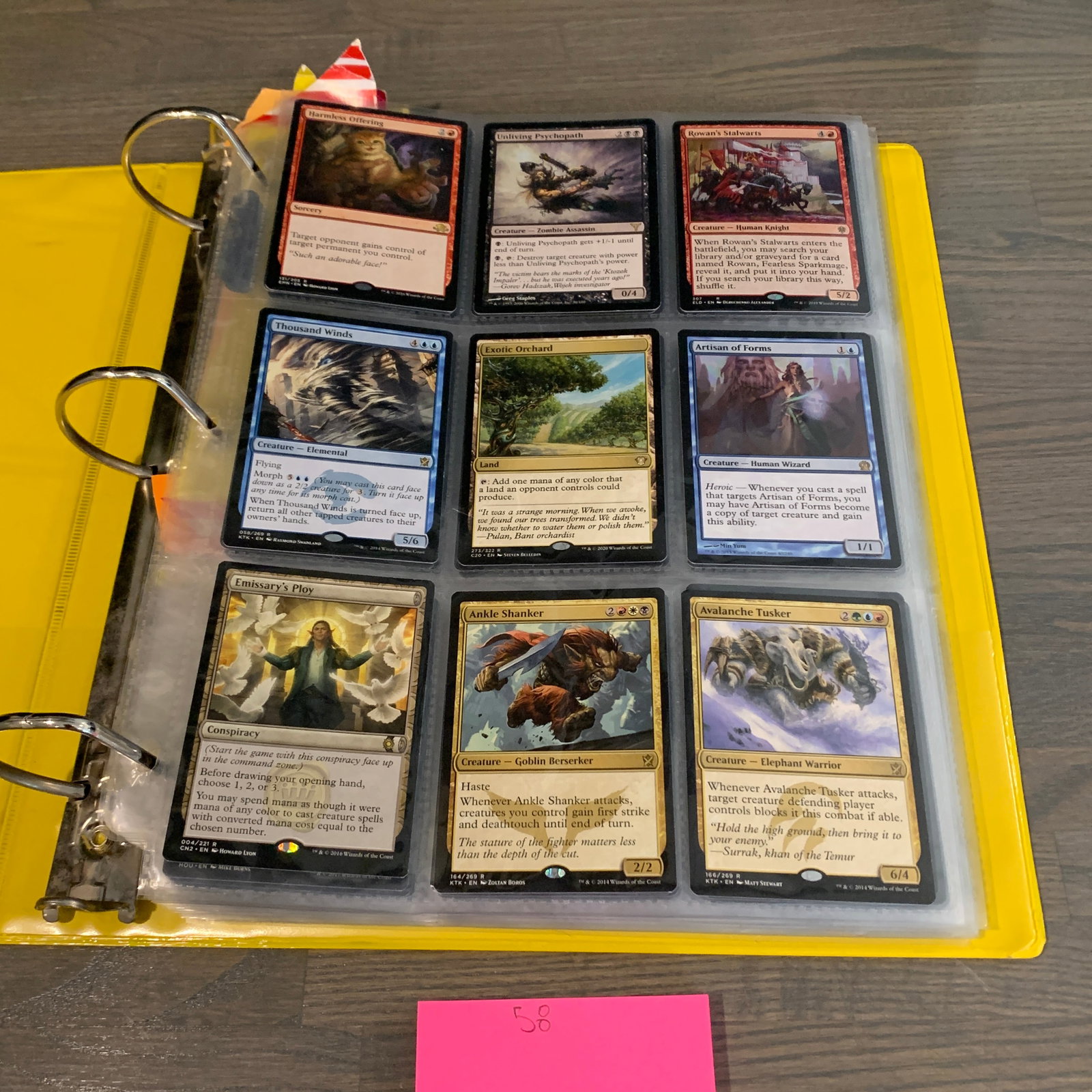 Binder of Magic the Gathering Cards: Binder Filled with Mix Sets of Magic the Gathering Cards. See photos for condition. If you are interested in consigning with us, email aeronhouse1994@gmail.com or fill out the consignment form on ahau