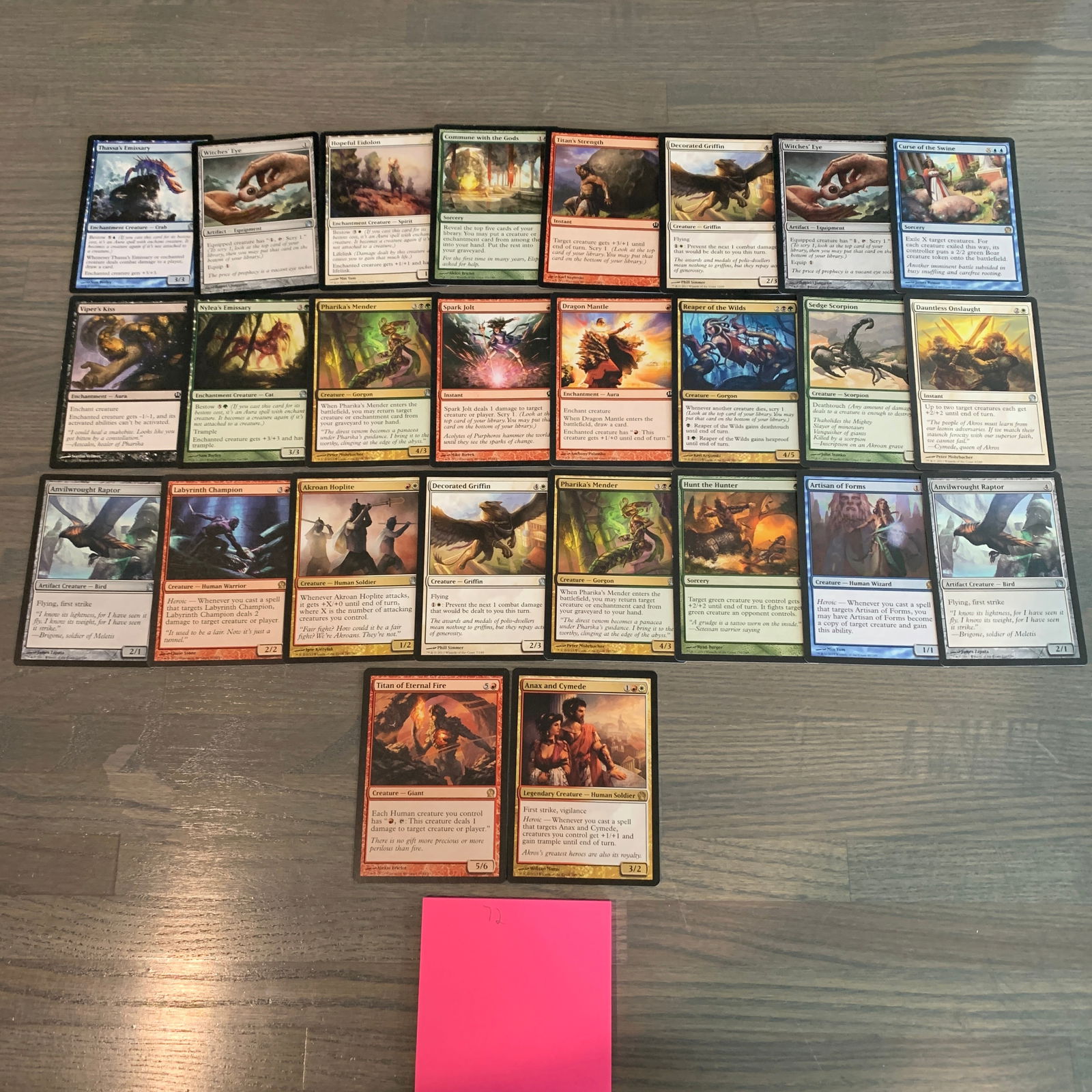 Theros Set Magic the Gathering Cards (1 of 3)