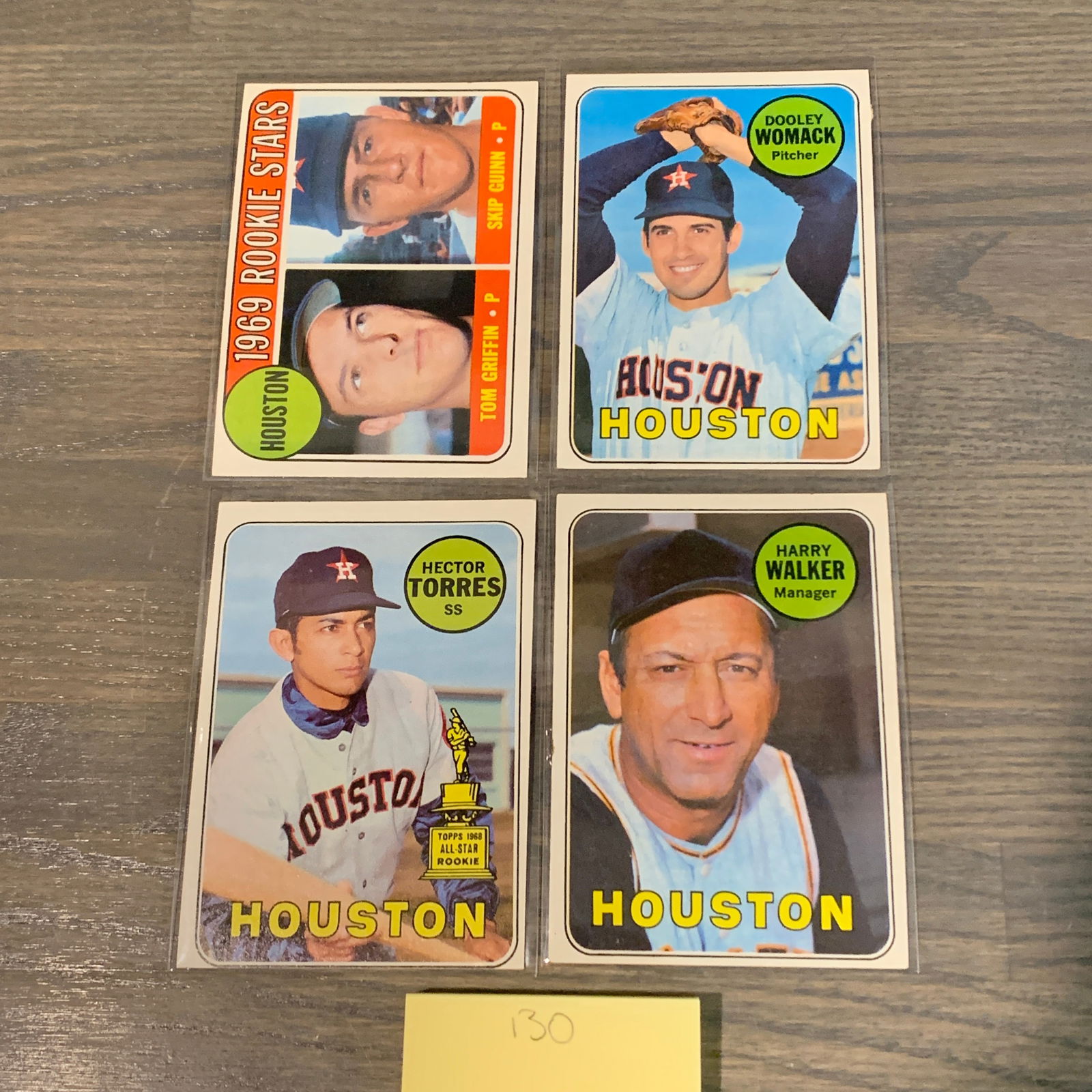 Topps 69' Houston Baseball Cards (1 of 2)
