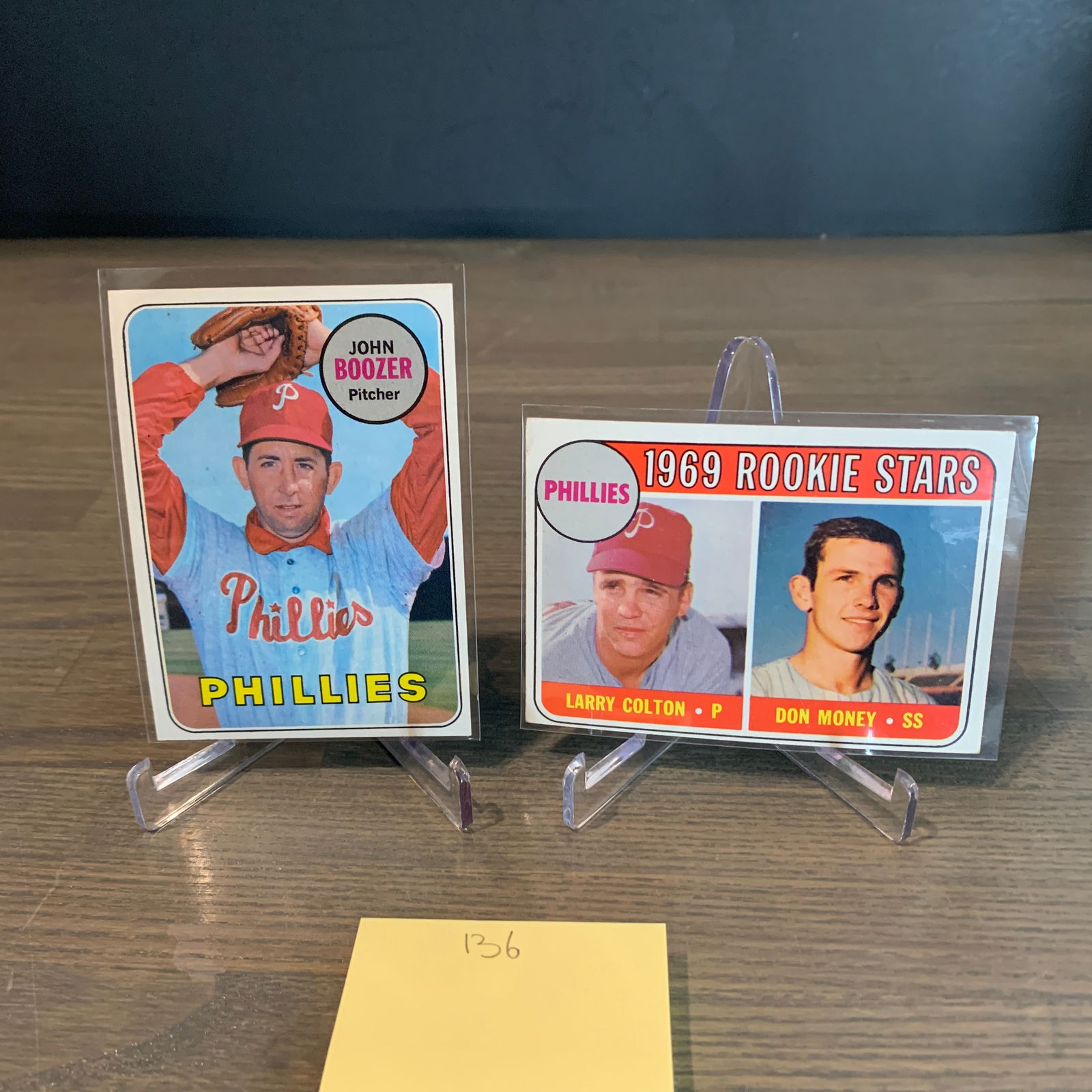 Topps 69' Phillies Baseball cards. Rookie Stars (1 of 2)