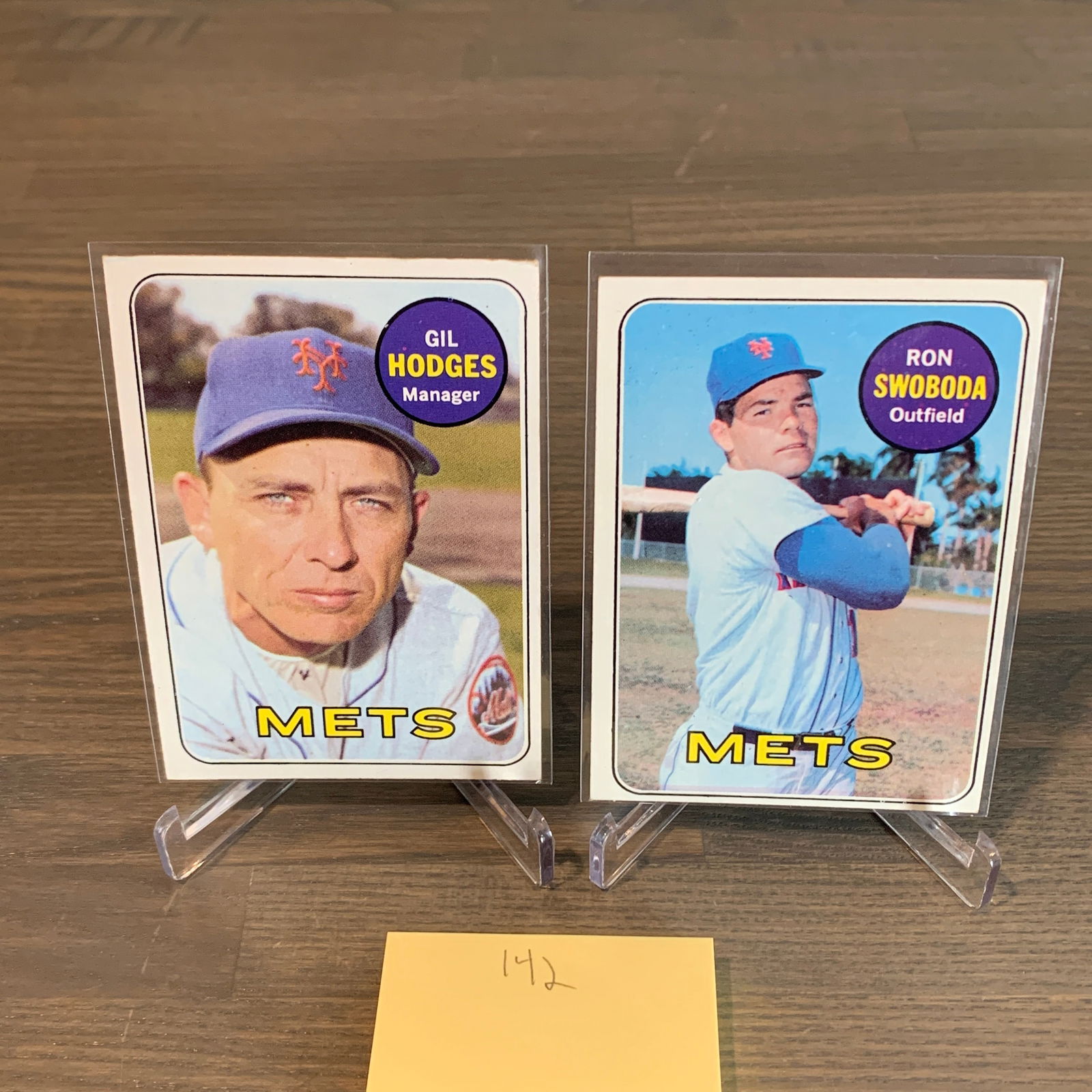 Topps 69' Mets Baseball Cards (1 of 3)