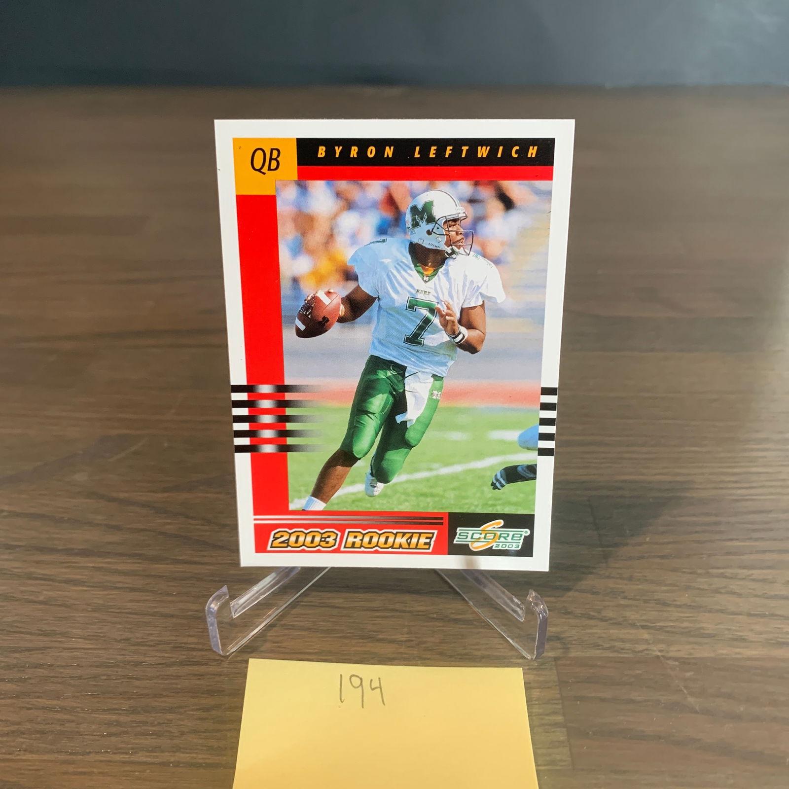 Rare Byron Leftwich Rookie Card (1 of 2)