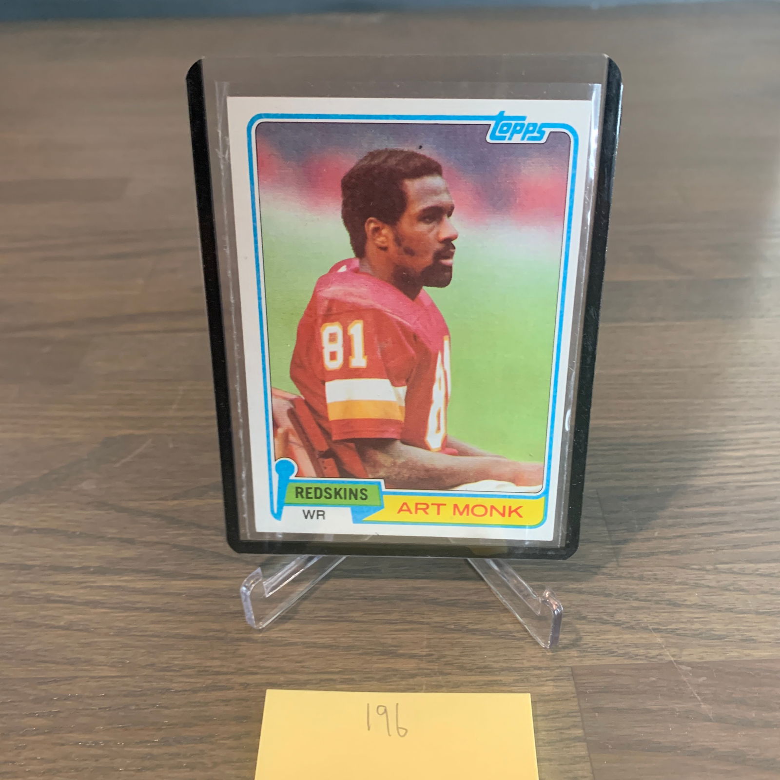 1981 Art Monk Topps Rookie Card (1 of 2)