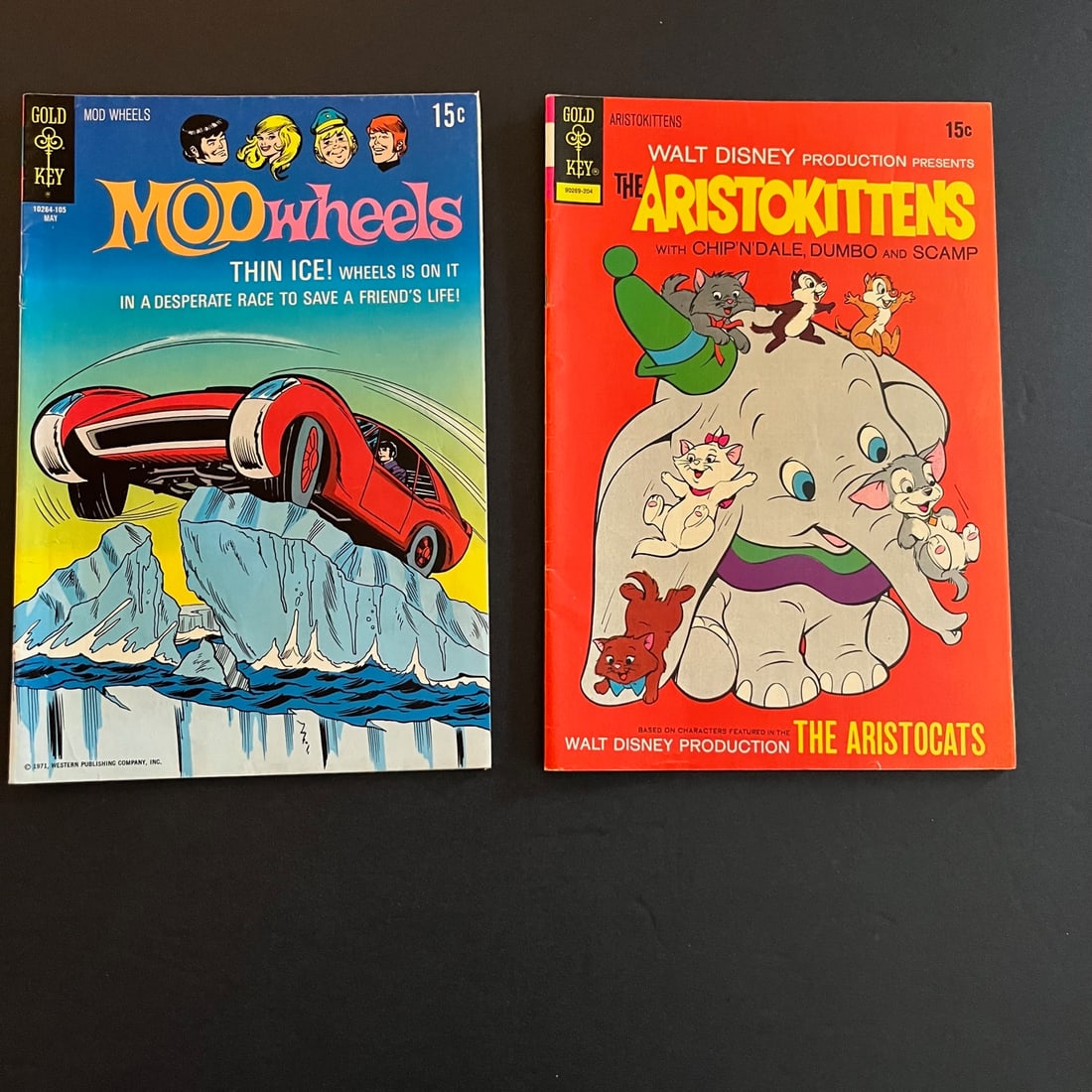 Mod Wheels 1 & Aristokittens 1 Gold Key Bronze Age (1 of 2)