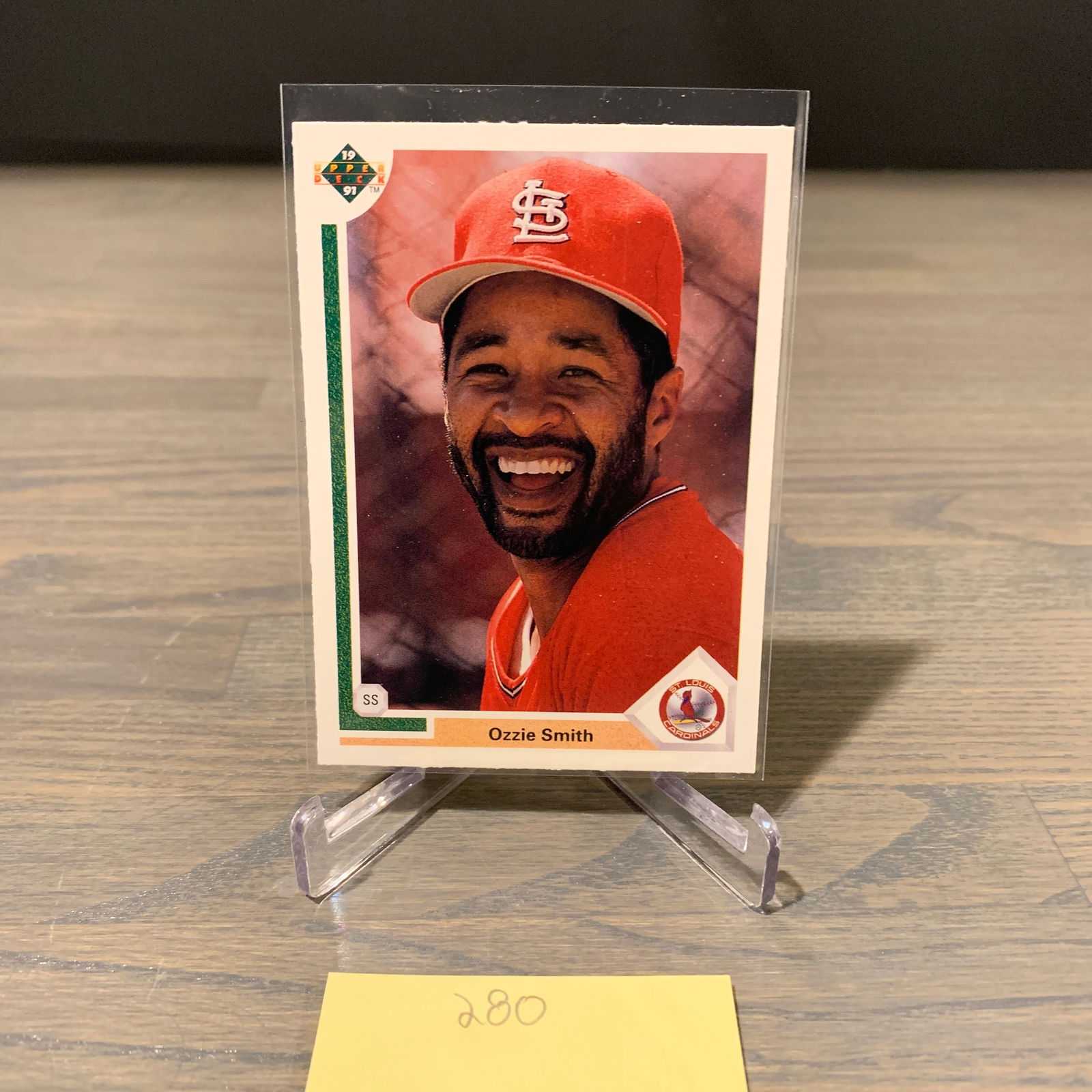 1991 UPPERDECK HOF OZZIE SMITH CARD (1 of 2)