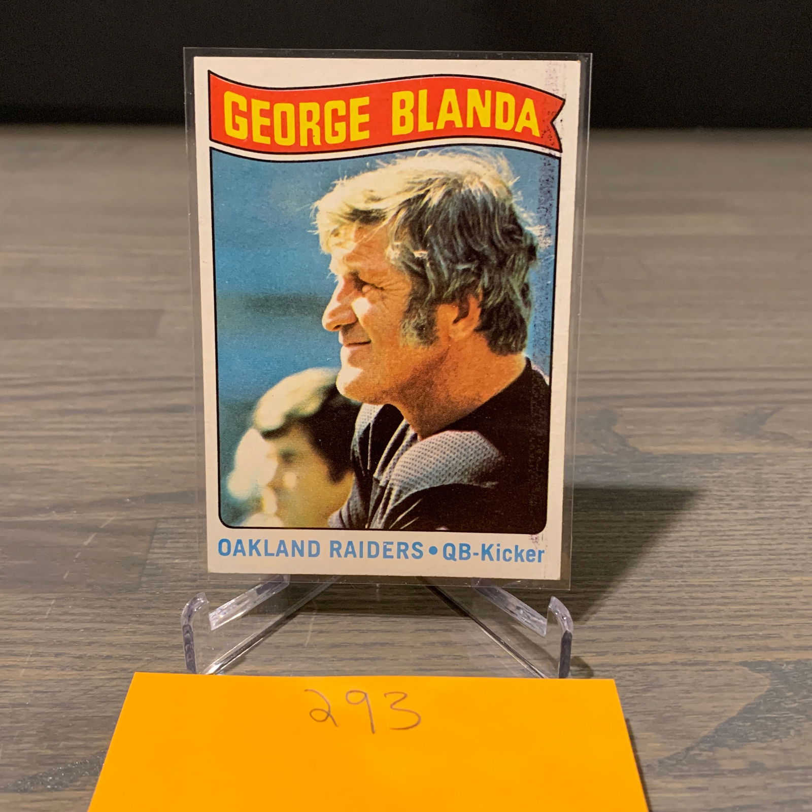 1975 TOPPS HOF GEORGE BALNDA CARD (1 of 2)