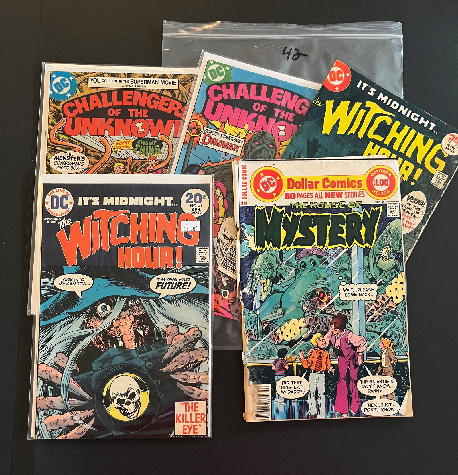 DC Bronze Age Horror & Sci-fi Comic Lot (1 of 3)