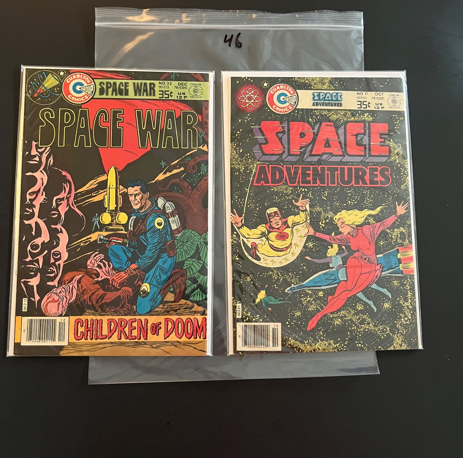 Space War 32 & Space Adventures 11 Charlton Bronze Age (1 of 1)