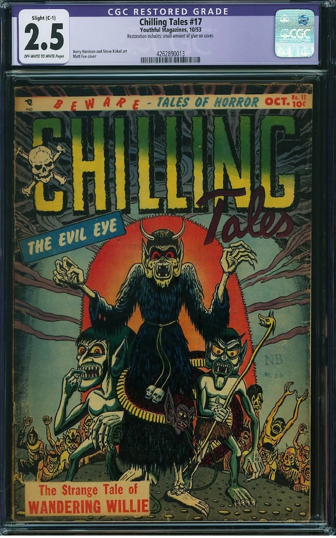 Chilling Tales 17 Matt Fox Cover CGC 2.5 C-1 (1 of 1)