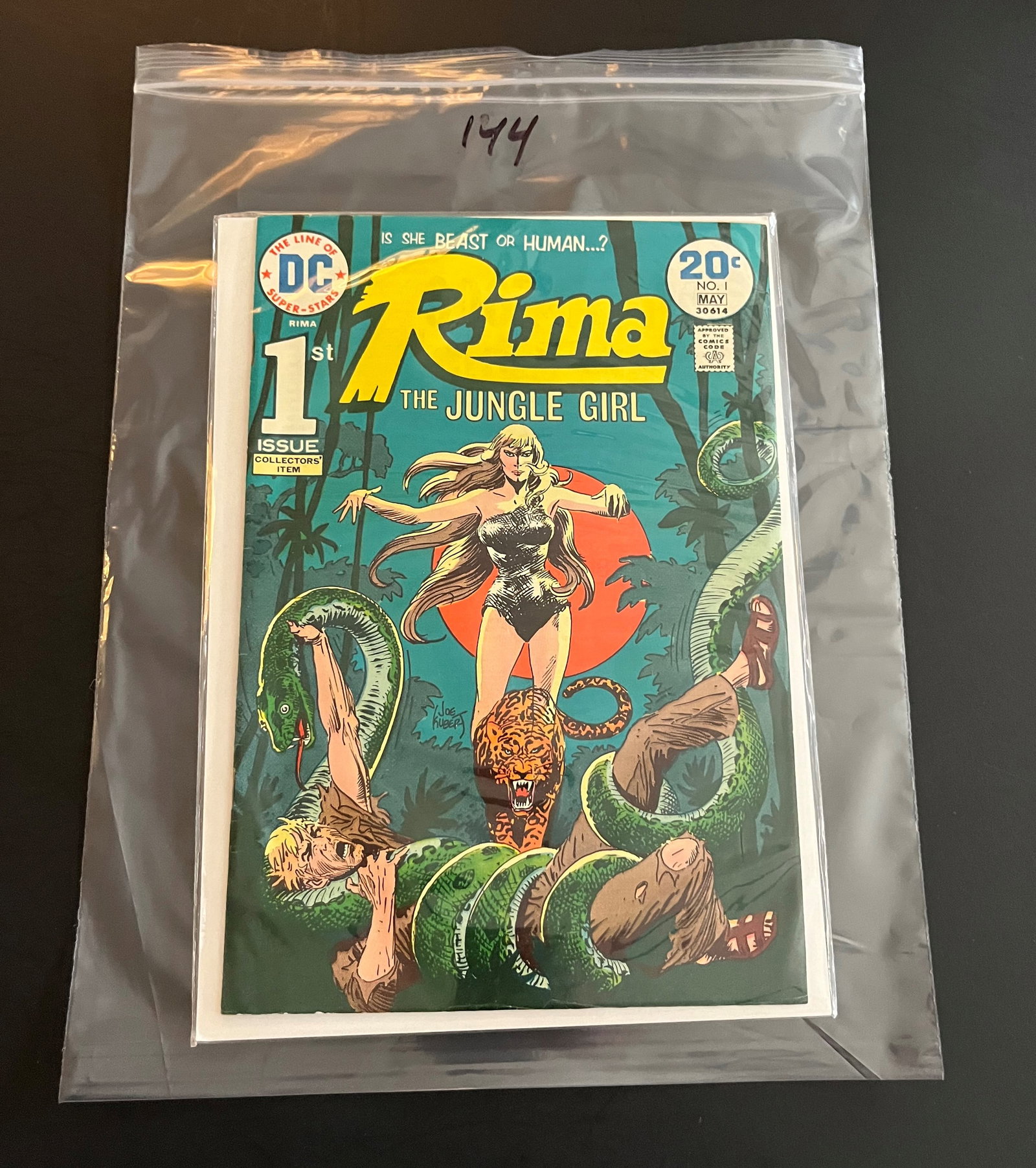 Rima 1 DC Bronze Age Joe Kubert Art: We are a veteran owned company. Please look at the pictures carefully to determine what you believe the condition of collecitible is. We are currently accepting consignments. Email us a aeronhouse1994