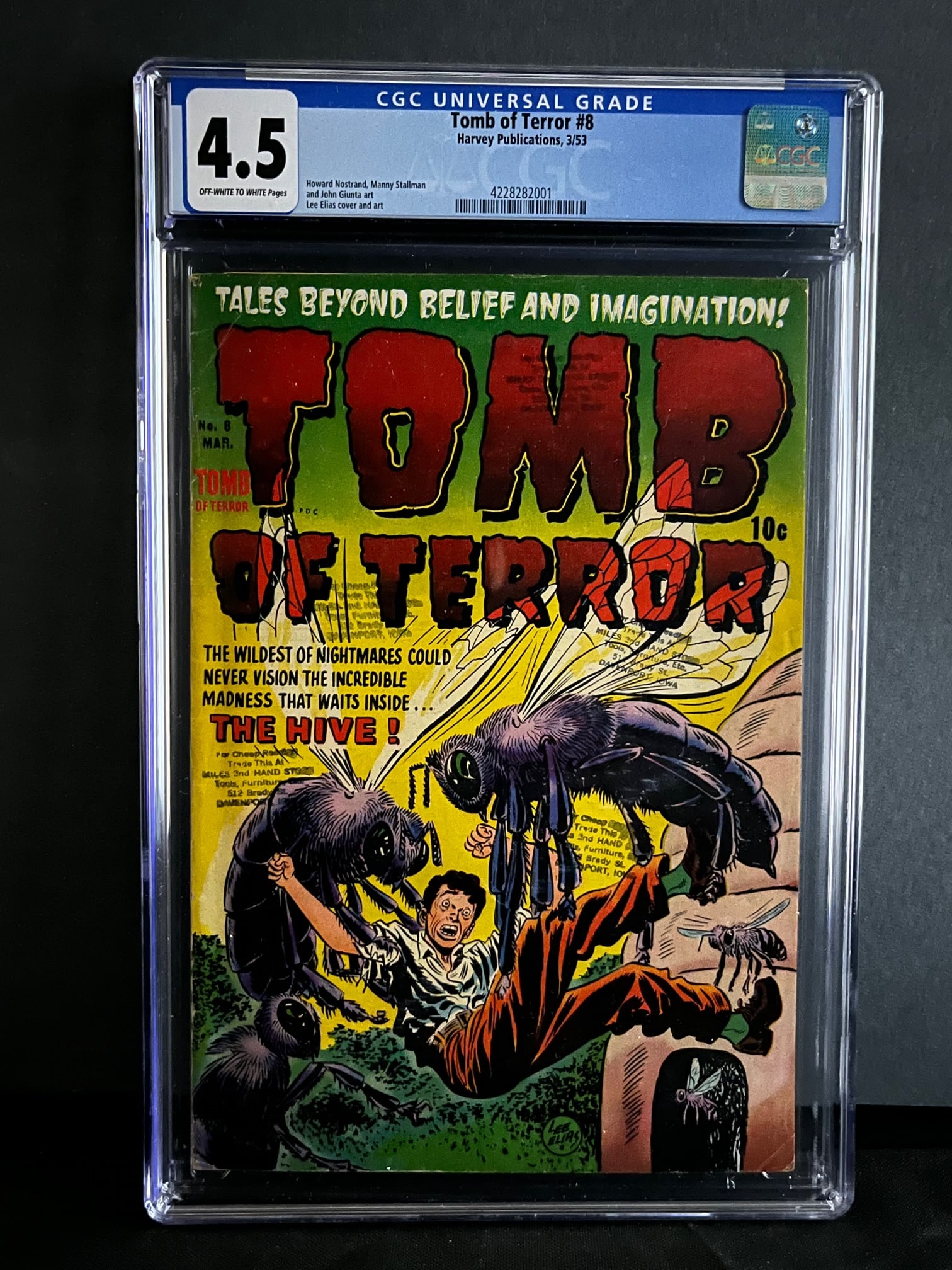 Tomb of Terror 8 CGC 4.5 Pre-Code Horror (1 of 1)