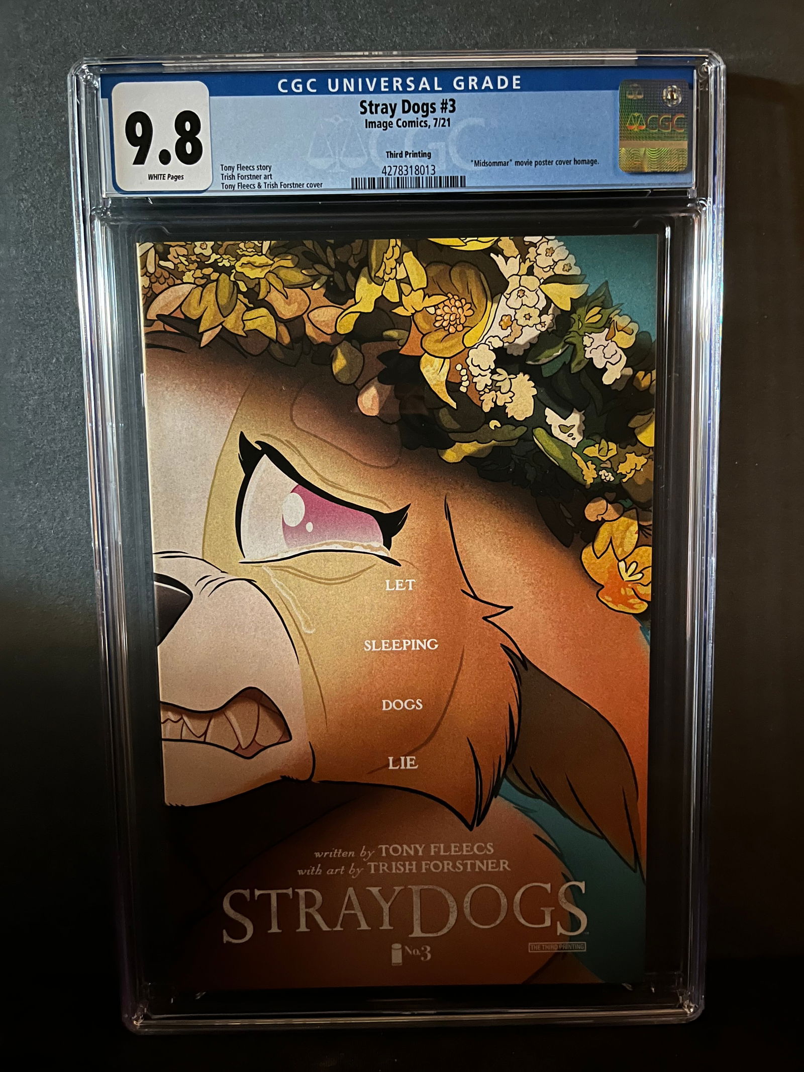 Stray Dogs 3 3rd Printing CGC 9.8 (1 of 1)