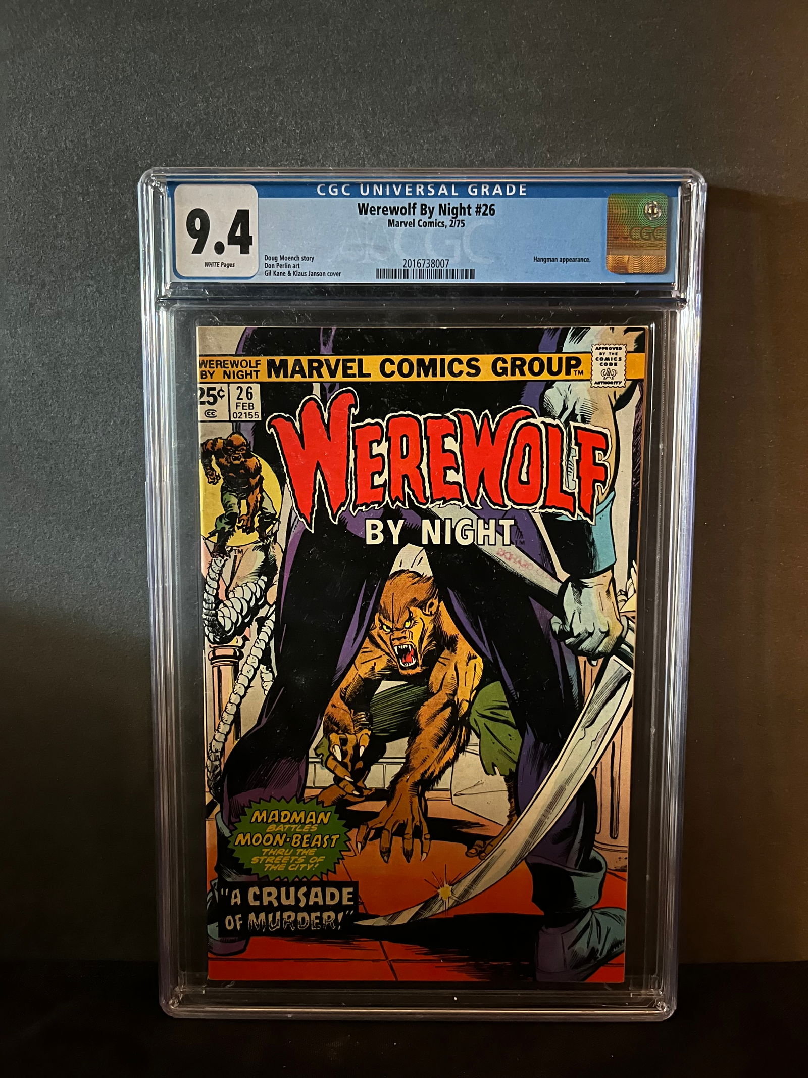 Werewolf by Night 26 CGC 9.4 (1 of 1)