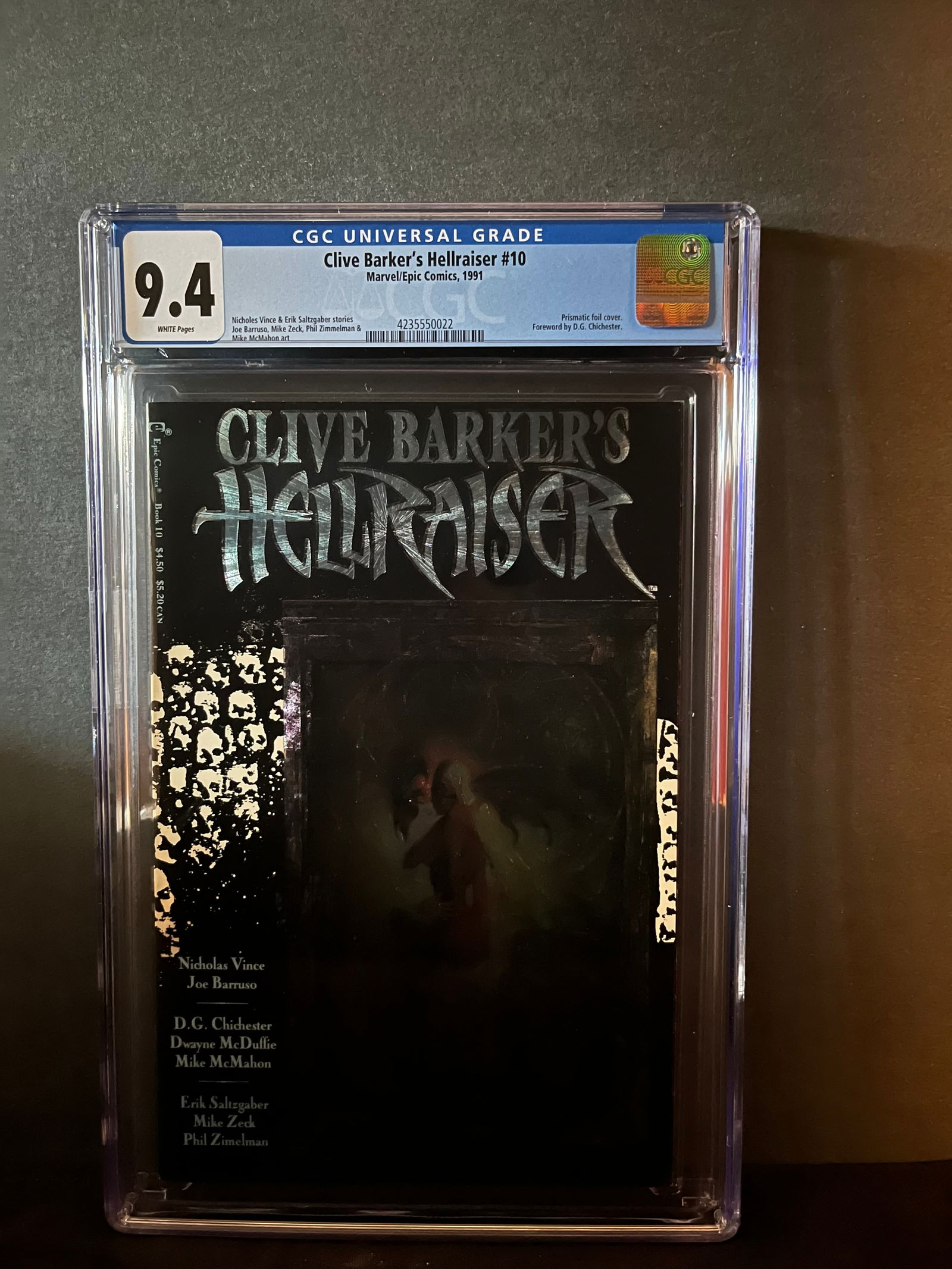 Clive Barker's Hellraiser 10 CGC 9.4 (1 of 1)