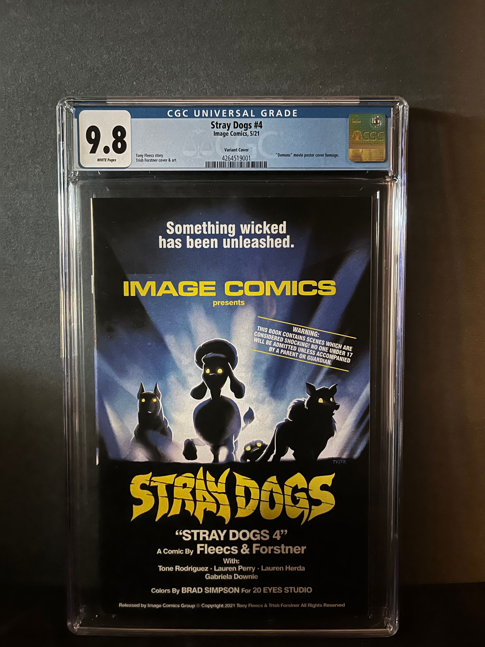 Stray Dogs 4 Variant Cover CGC 9.8 (1 of 1)