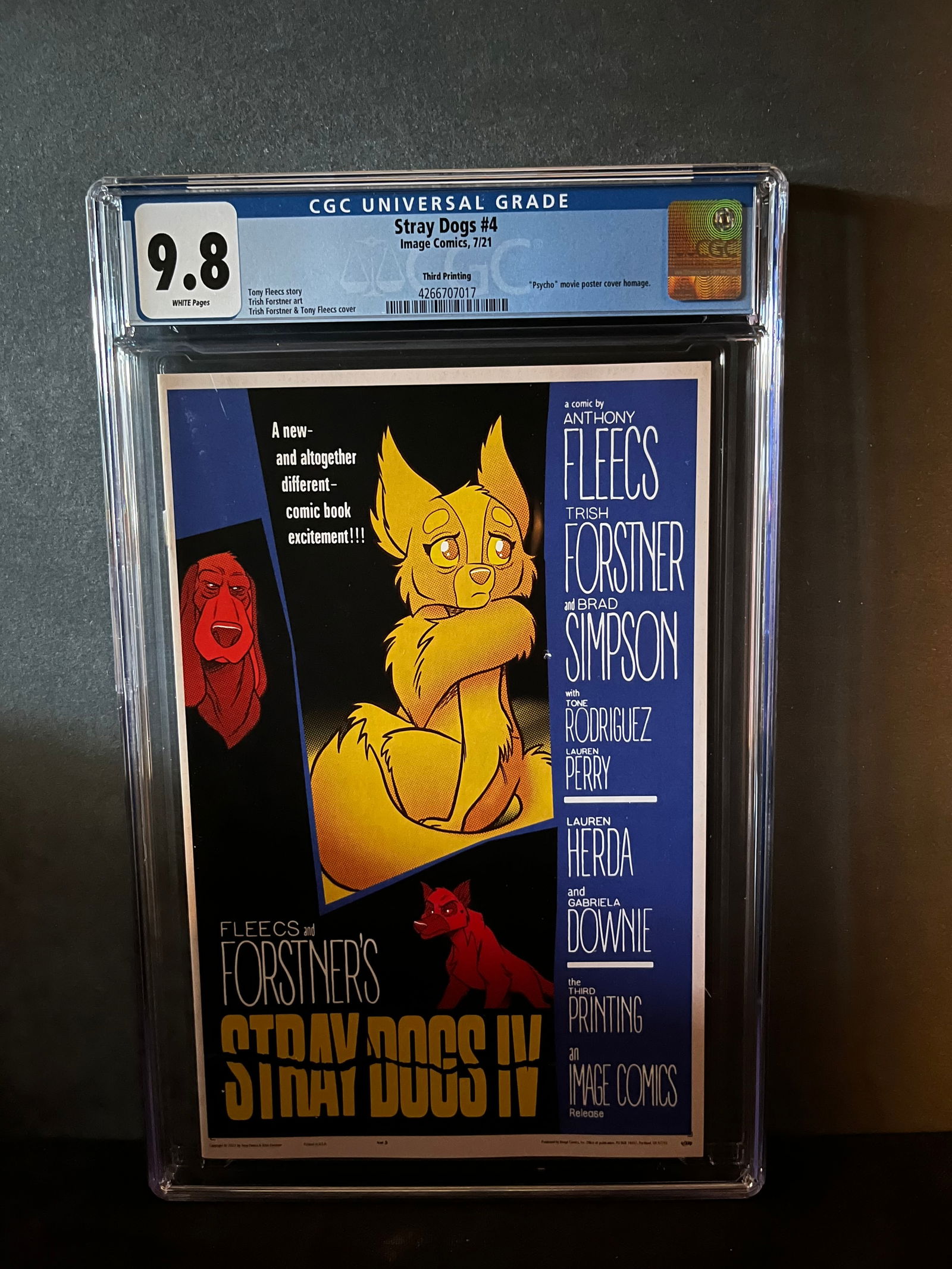 Stray Dogs 4 3rd Printing CGC 9.8 (1 of 1)