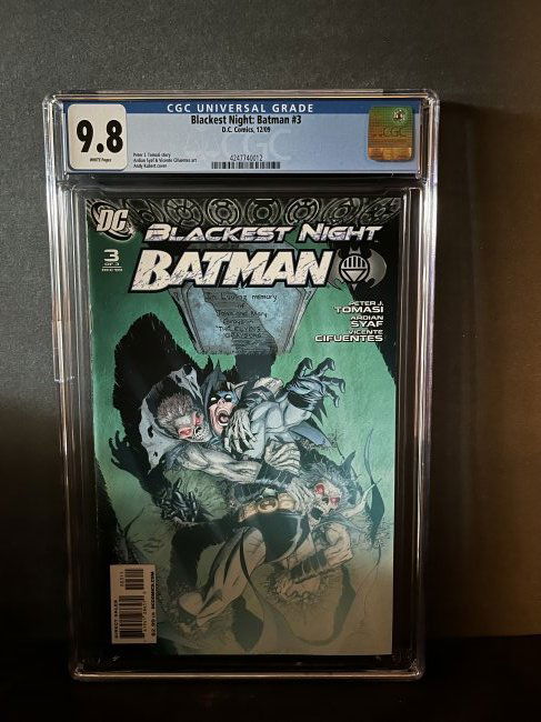 Blackest Night Batman 3 CGC 9.8 (1 of 2)