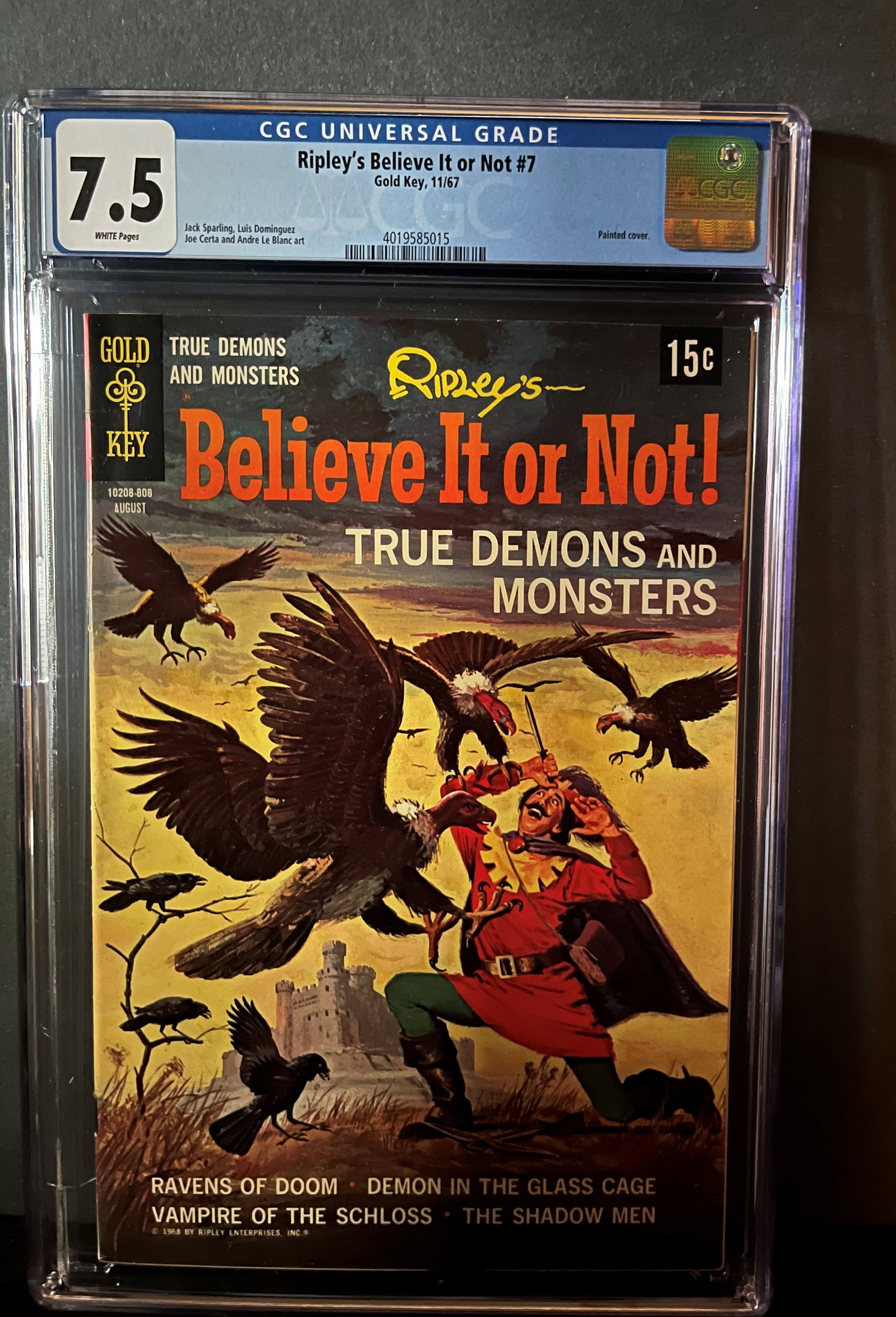 Ripley's Believe it or Not 7 CGC 7.5: We are a veteran owned company. Please look at the pictures carefully to determine what you believe the condition of collecitible is. We are currently accepting consignments. Email us a aeronhouse1994