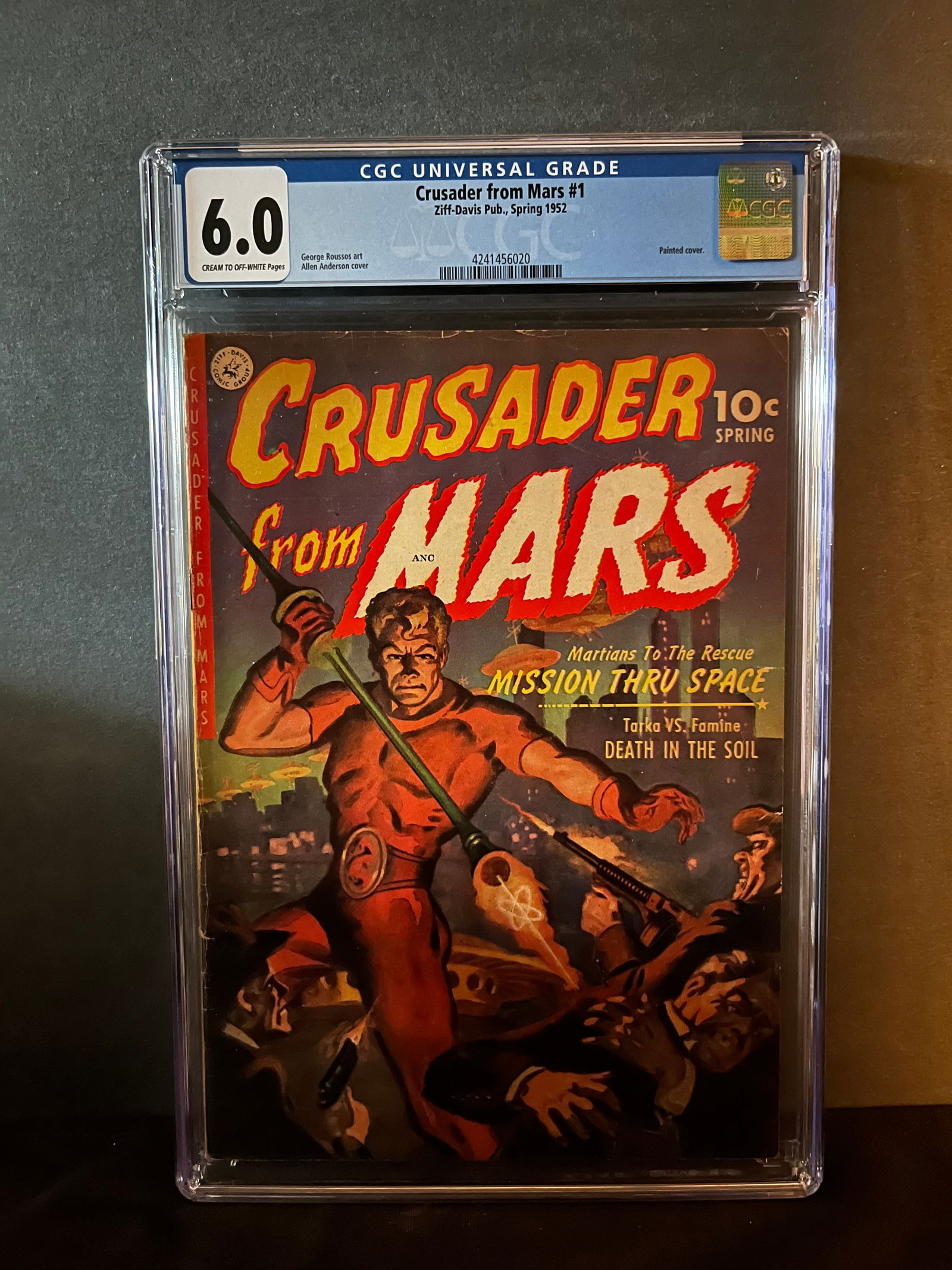 Crusaders from Mars 1 CGC 6.0 Ziff-Davis Pre-code (1 of 1)