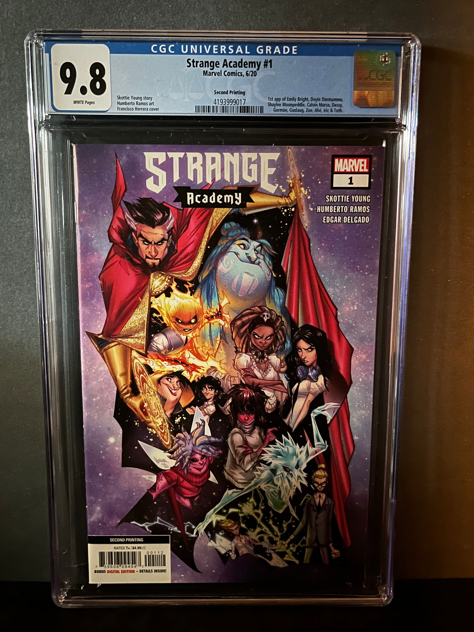 Strange Academy 1 2nd Printing CGC 9.8 Mega Key! (1 of 1)