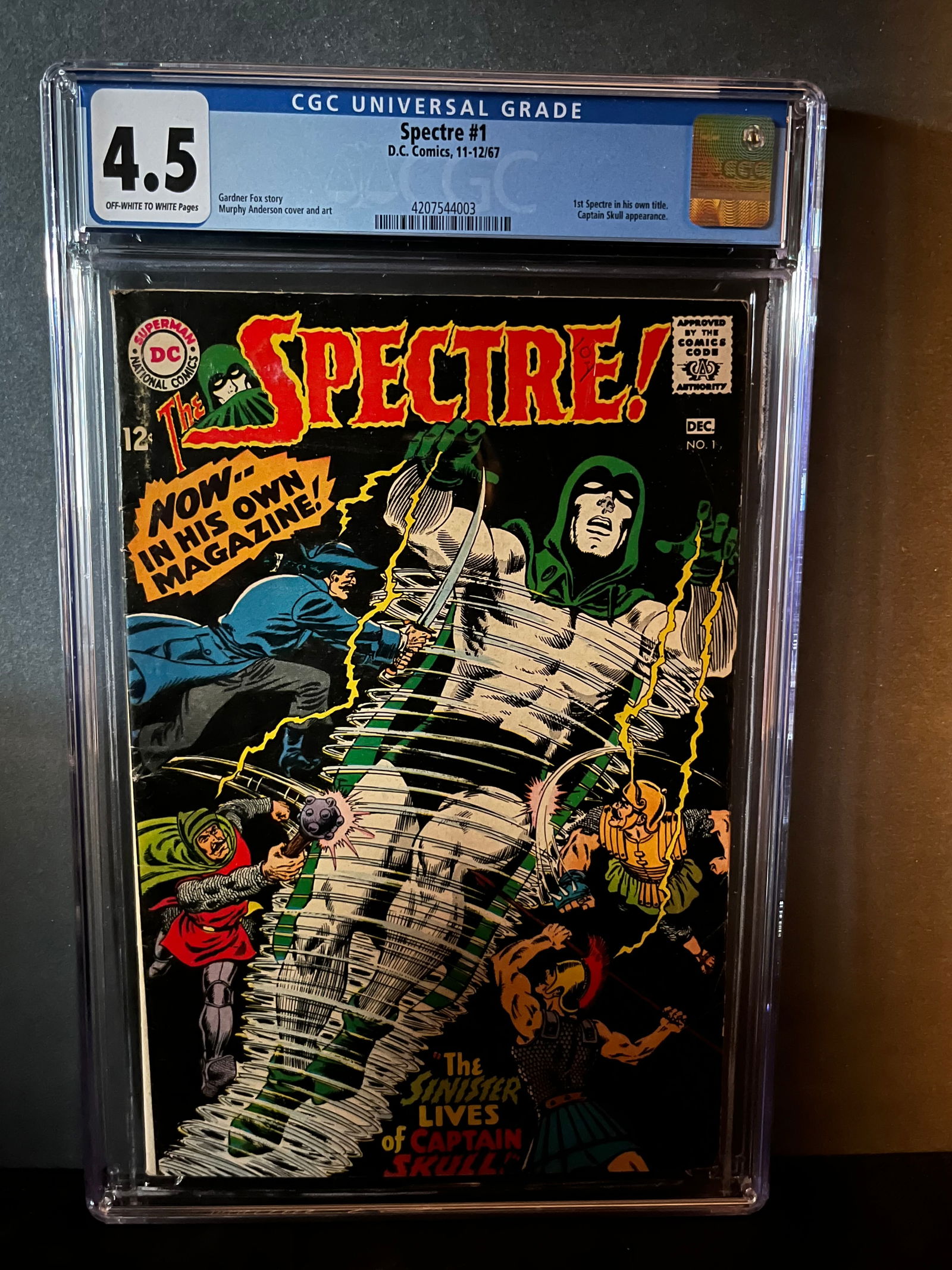 Spectre 1 CGC 4.5 1st Spectre in his own Title! (1 of 1)