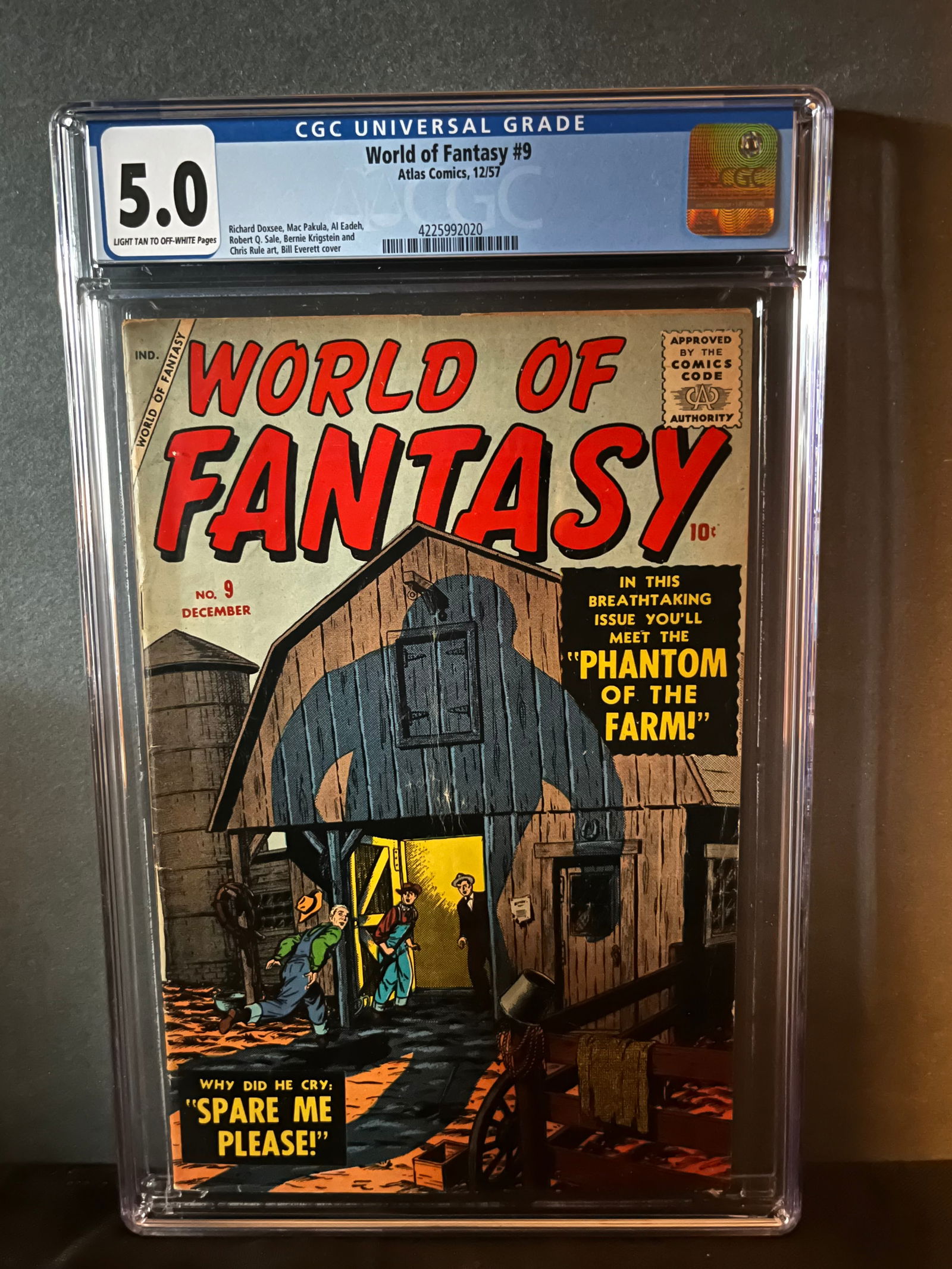 World of Fantasy 9 CGC 5.0 (1 of 1)