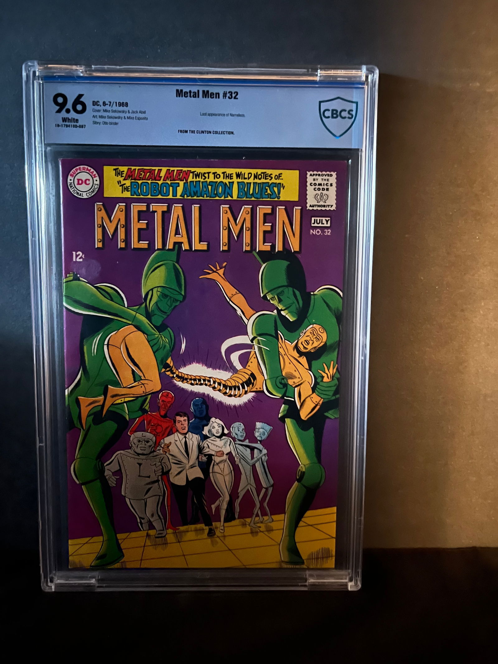 Metal Men 32 CBCS 9.6 Clinton Collection Pedigree (1 of 1)