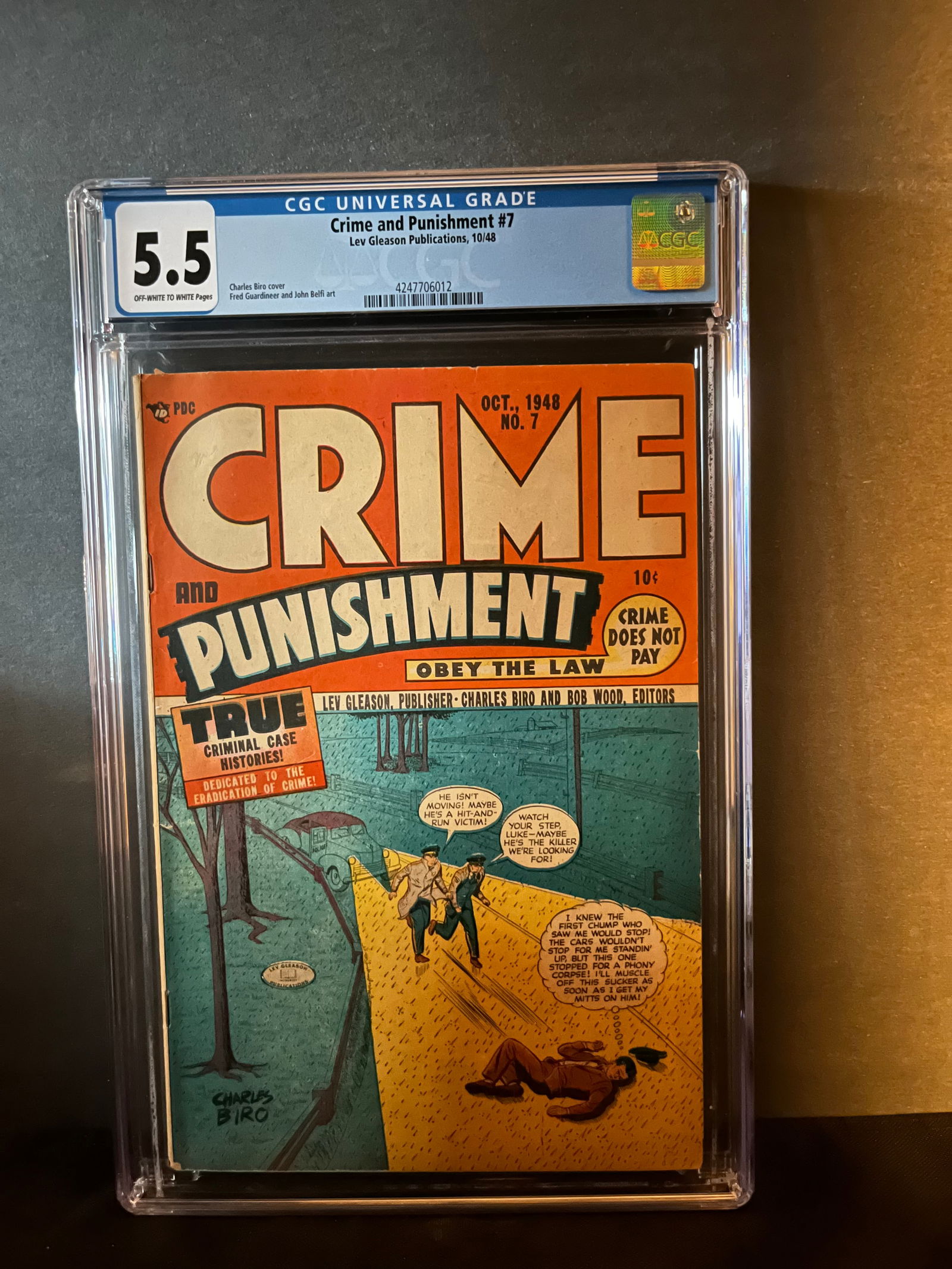 Crime and Punishment 7 CGC 5.5 Pre-Code (1 of 1)