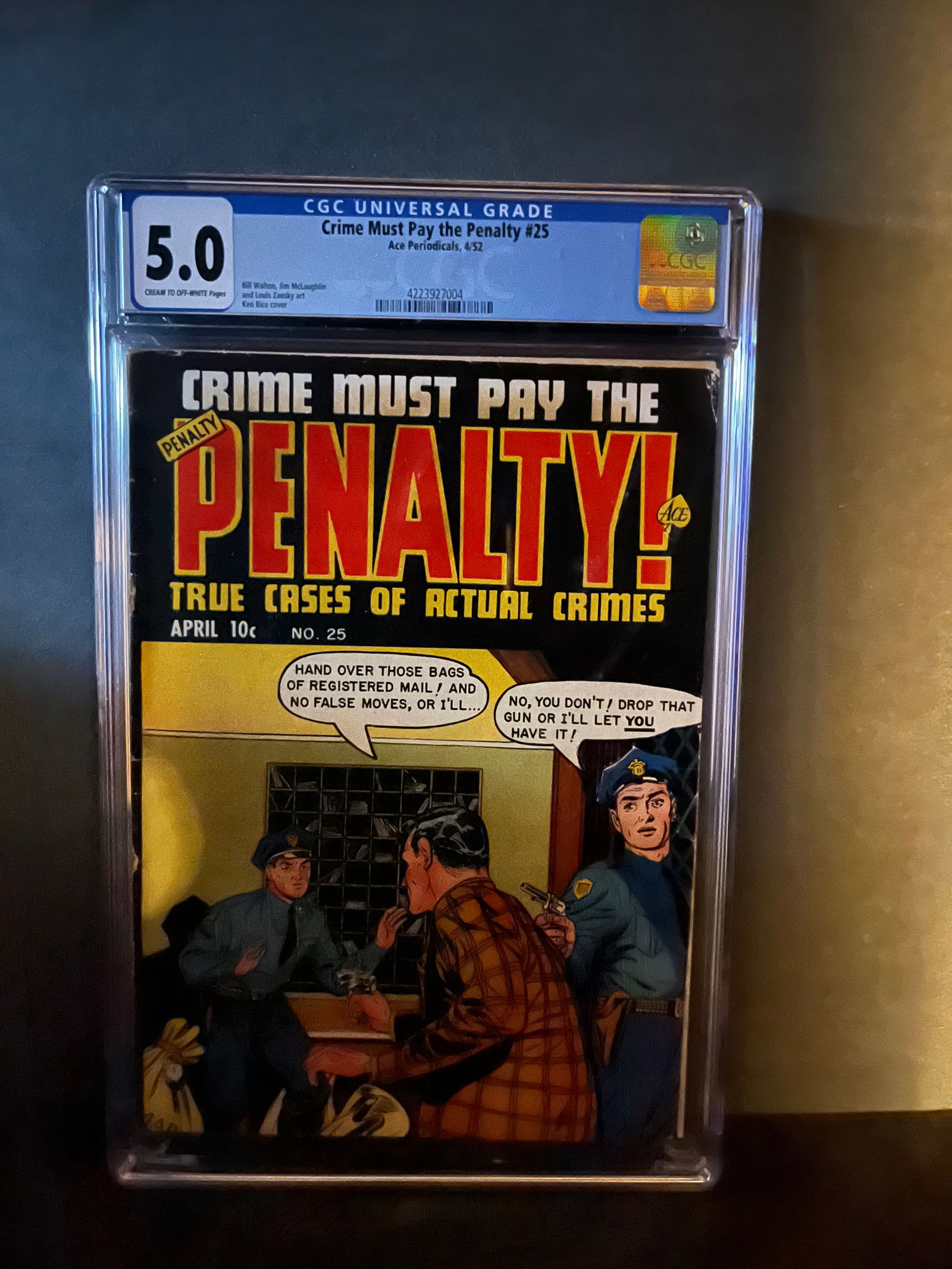 Crime Must Pay the Penalty 25 CGC 5.0 Pre-Code (1 of 1)