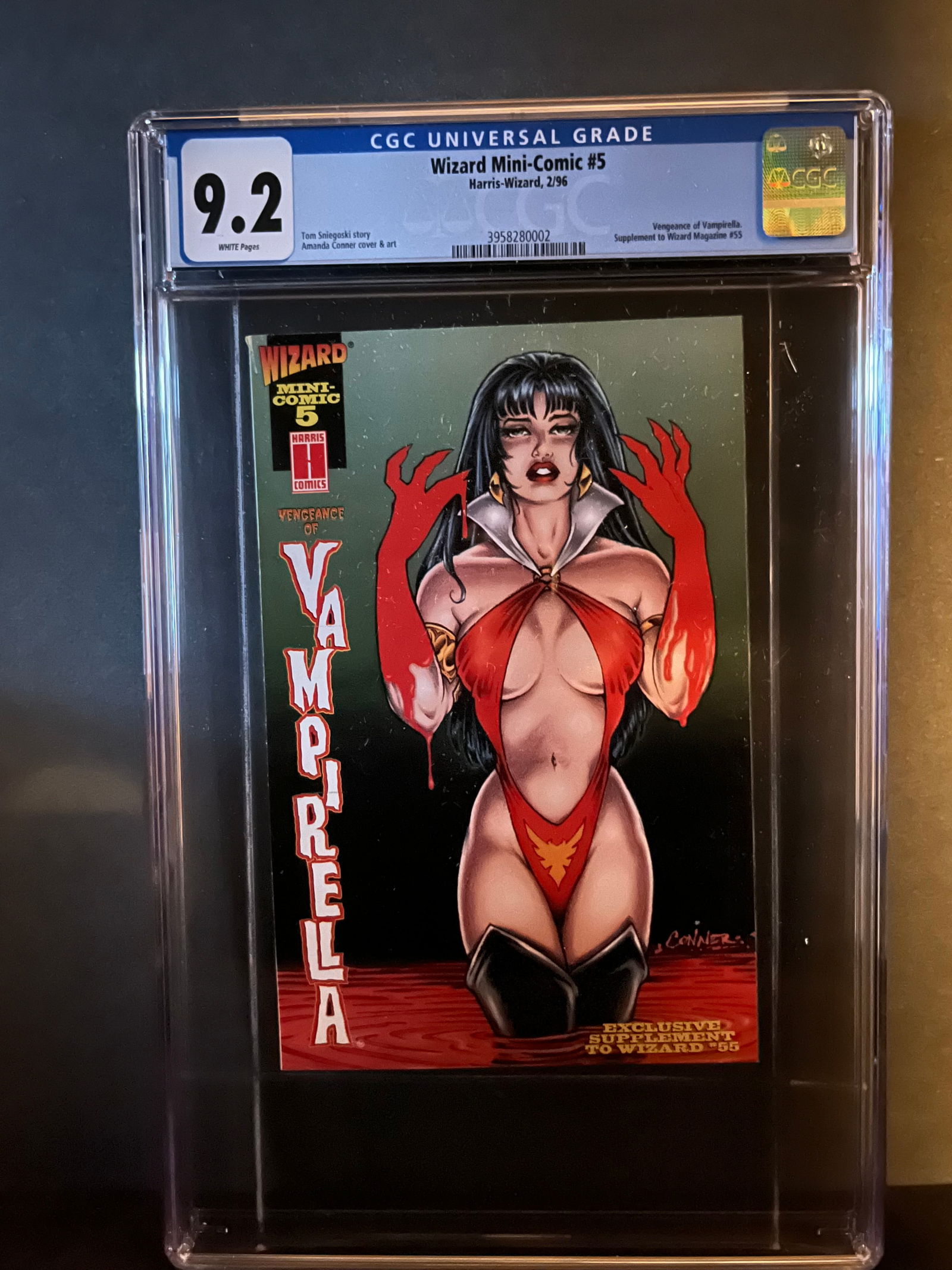 Wizard Mini-Comic 5 CGC 9.2 Feat. Vampirella (1 of 1)
