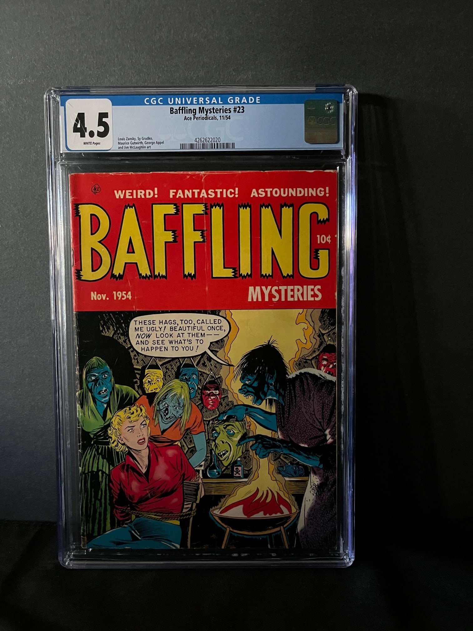 Baffling Mysteries 23 CGC 4.5 Pre-Code horror (1 of 1)