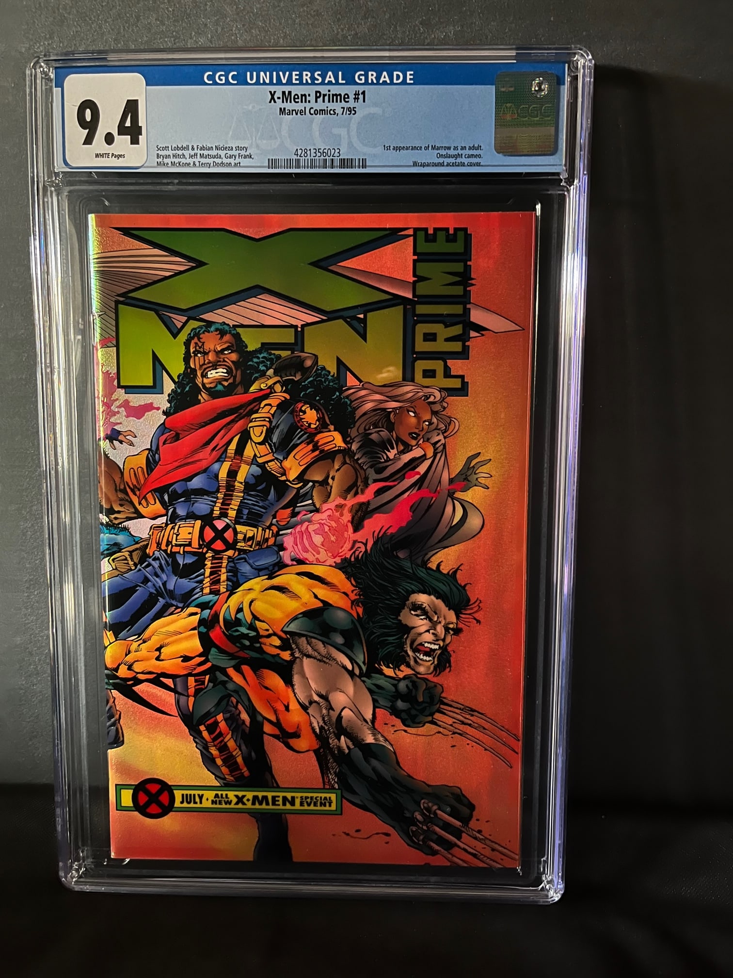 X-men Prime 1 CGC 9.4 1st Morrow (1 of 1)