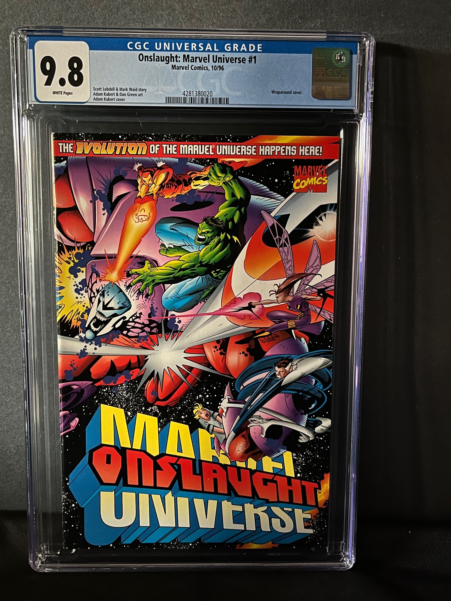 Onslaught: Marvel Universe 1 CGC 9.8 (1 of 1)