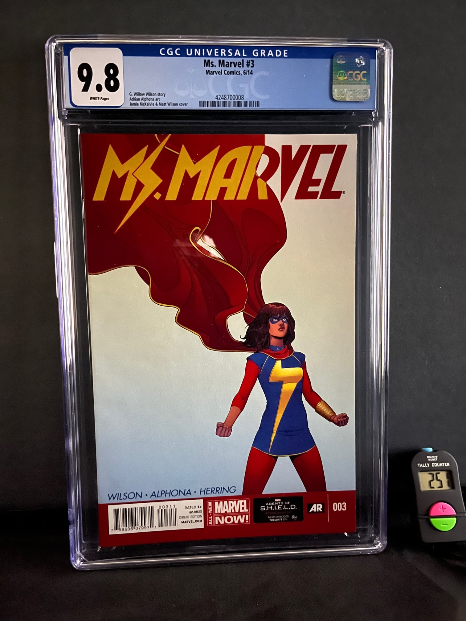 Ms. Marvel 3 CGC 9.8 (1 of 1)