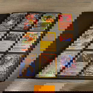 Huge modern Pokemon card binder: Nice Pikachu binder filled with modern Pokémon cards. Tons of ultra rare cards! We are a veteran owned company. Please look at the pictures carefully to determine what you believe the condition of