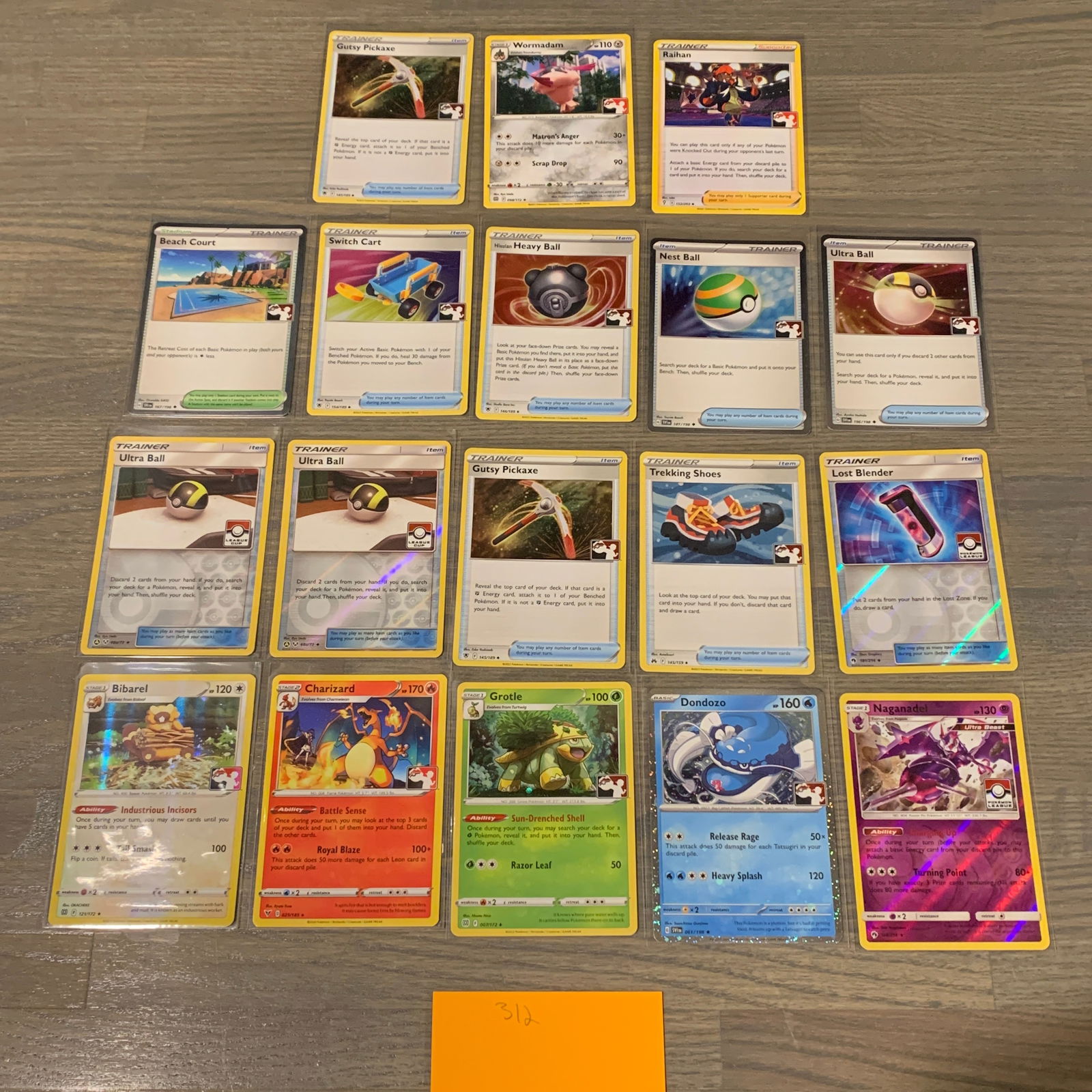 Pokemon League Stamped Pokemon cards (1 of 9)