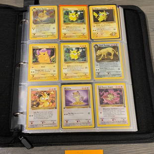 Large Vintage Pokemon Card Binder, Dark Charizard Auction