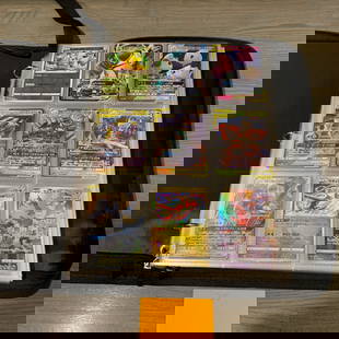Binder filled with 100s of Japanese Pokemon Cards: Binder Filled with 100s of modern Pokemon cards. We are a veteran owned company. Please look at the pictures carefully to determine what you believe the condition of collecitible is. We are currently