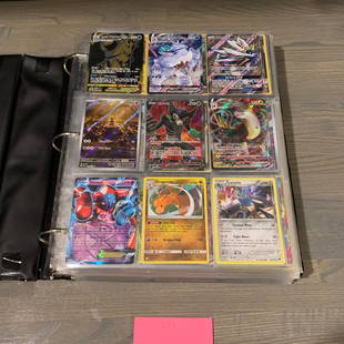 Modern Pokemon Card Binder: Binder Filled with 100s of modern Pokemon cards. We are a veteran owned company. Please look at the pictures carefully to determine what you believe the condition of collecitible is. We are currently