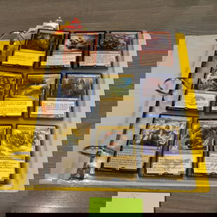Magic the Gathering Card Binder: Binder Filled with Mix Sets of Magic the Gathering cards. We are a veteran owned company. Please look at the pictures carefully to determine what you believe the condition of collecitible is. We are c