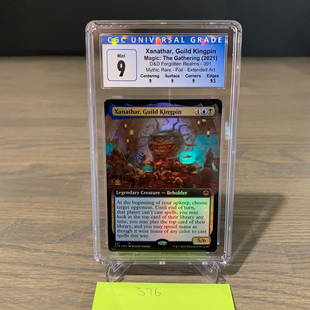 CGC 9 Xanatar, Guild Kingpin Magic Card: CGC 9 MINT Xanathar, Guild Kingpin Magic the Gathering (2021) D&D Forgotten Realms Set. Mythic Rare foil Extended Art Card. We are a veteran owned company. Please look at the pictures carefully to det