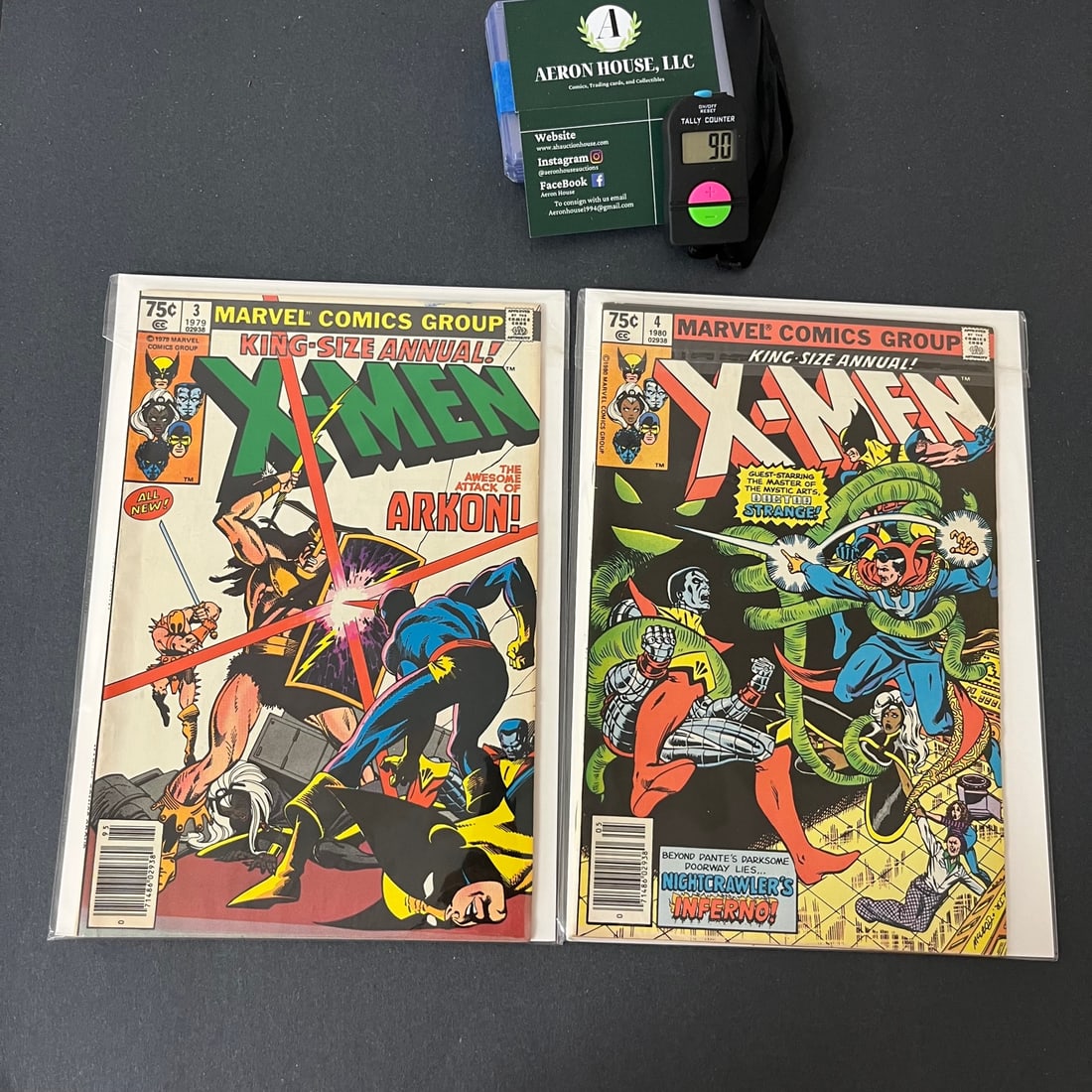 Uncanny X-men Annual 3, 4, & 5: We are a veteran owned company. Please look at the pictures carefully to determine what you believe the condition of collectible is. We are currently accepting consignments. Email us a aeronhouse1994@