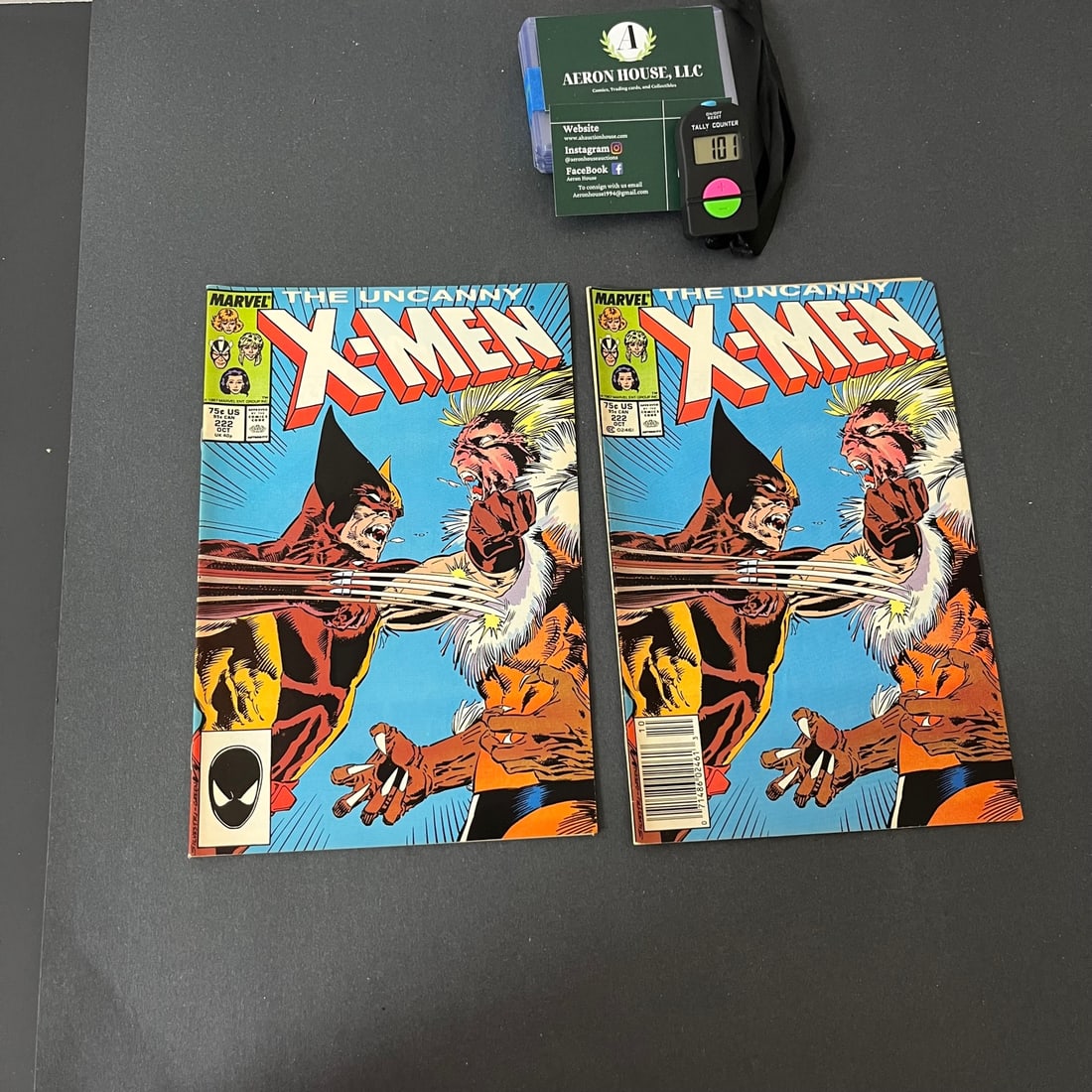 X-men 222 Newsstand & Direct Classic Cover (1 of 2)